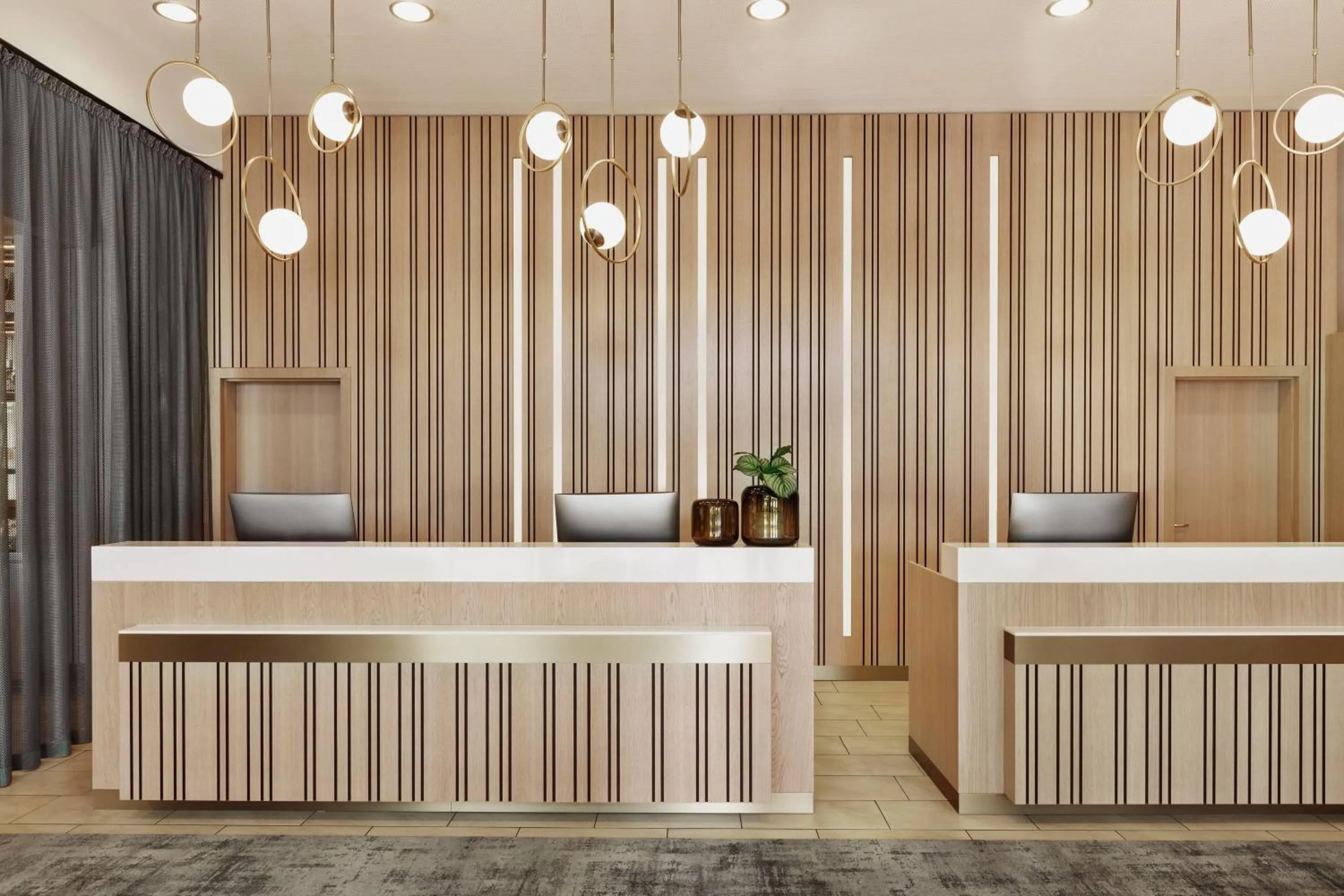 Lobby or reception in Courtyard by Marriott Munich City East