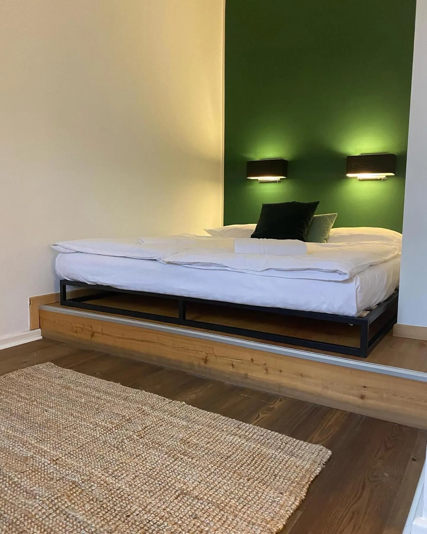 Bed in Jasper's Boutique Hotel