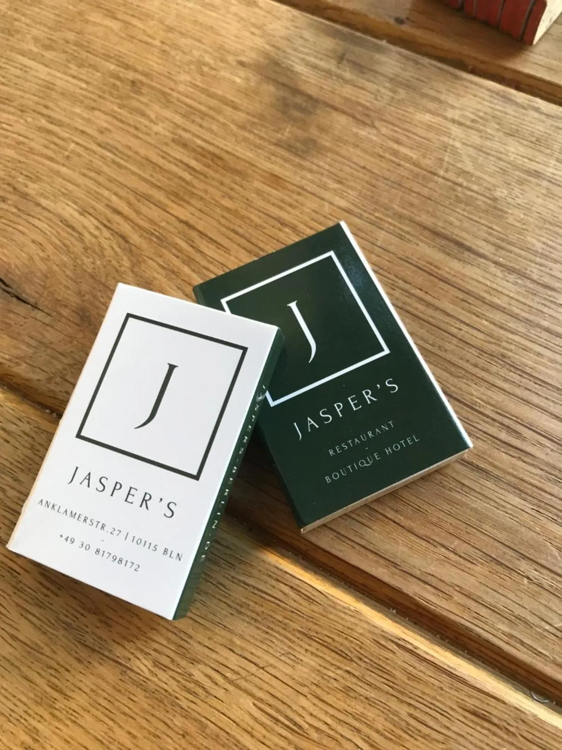 Logo/Certificate/Sign in Jasper's Boutique Hotel