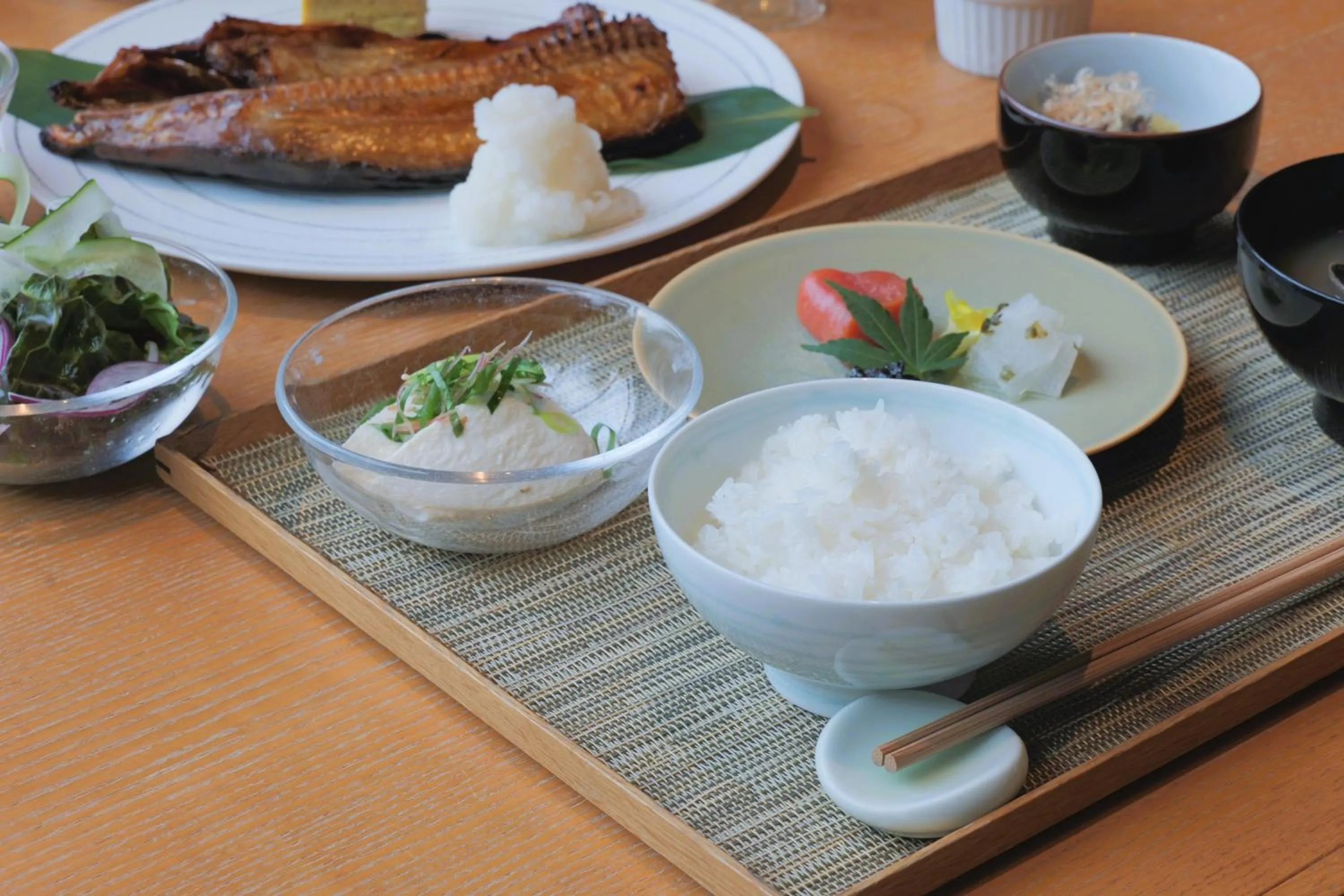 Breakfast in Okujozankei Onsen Kasho Gyoen