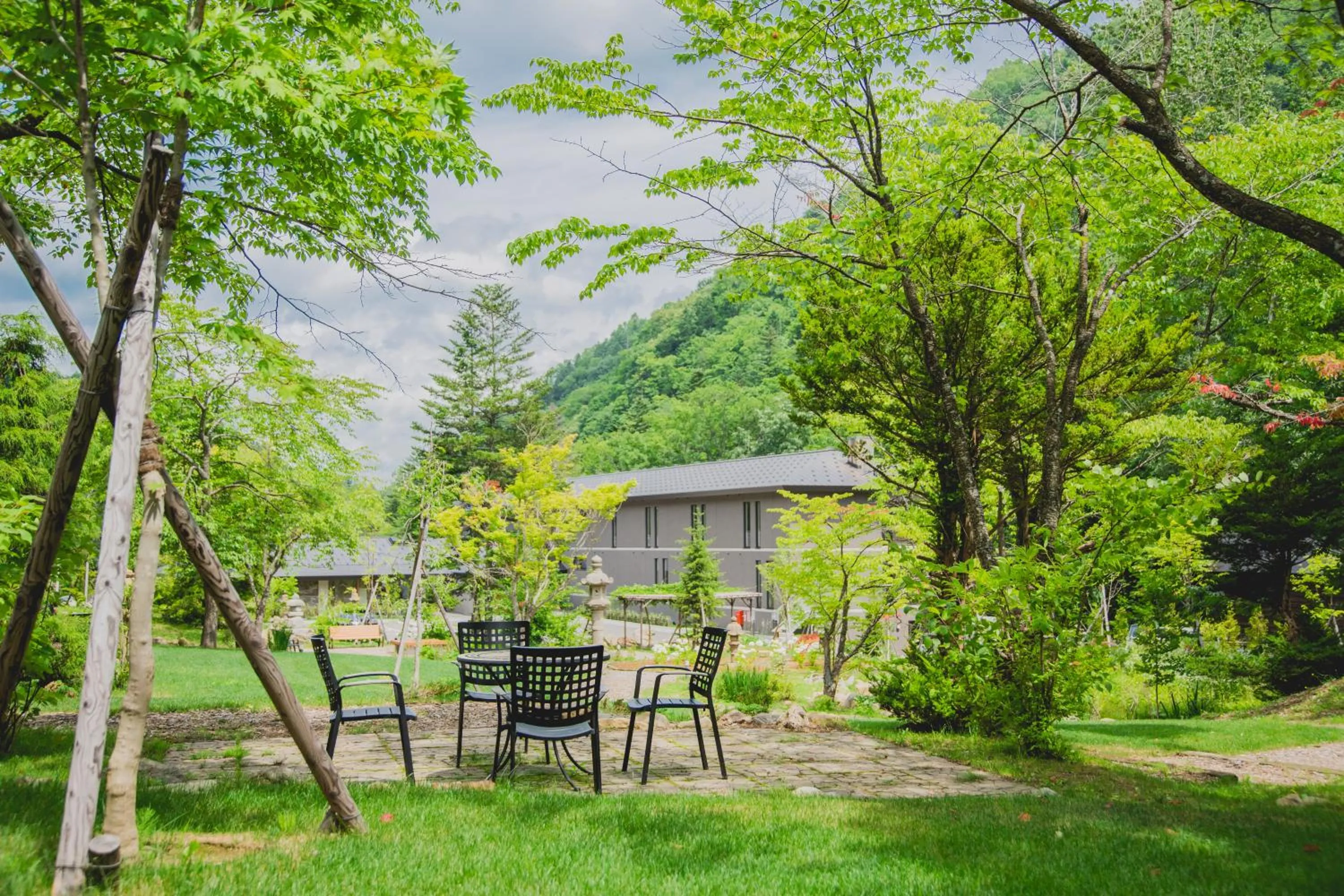 Garden in Okujozankei Onsen Kasho Gyoen