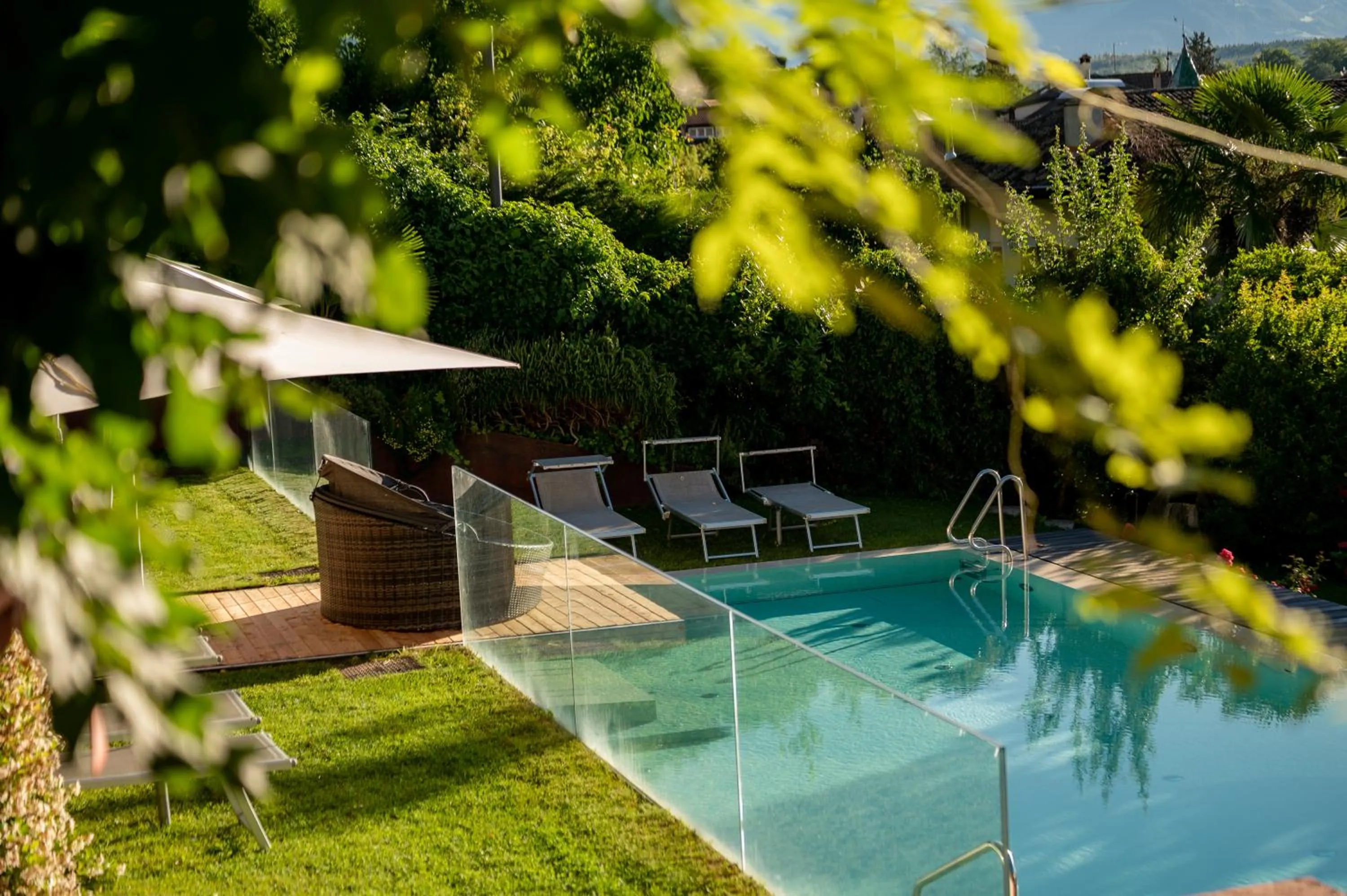 Garden in Hotel Goldener Stern