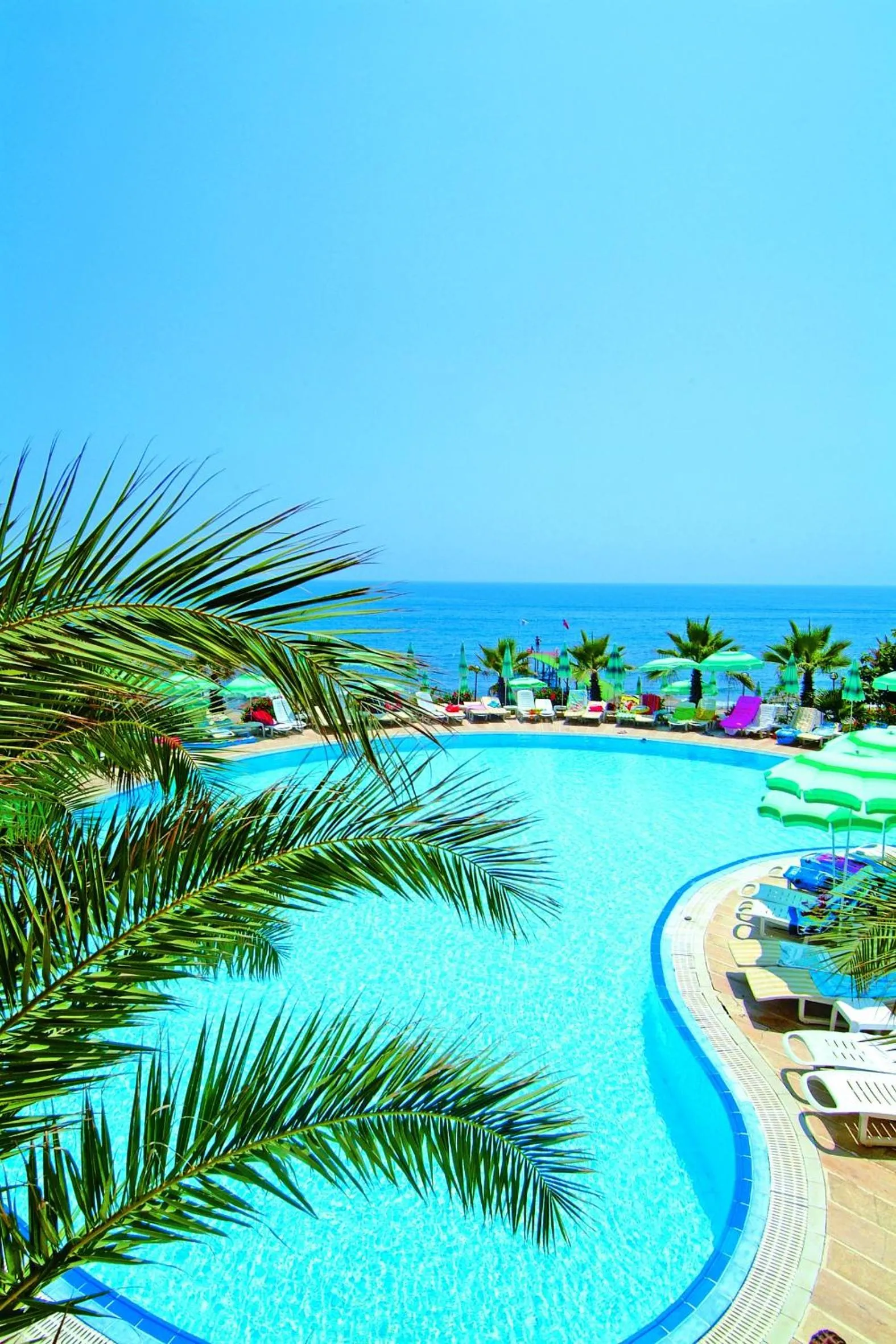 Swimming pool in Anitas Hotel