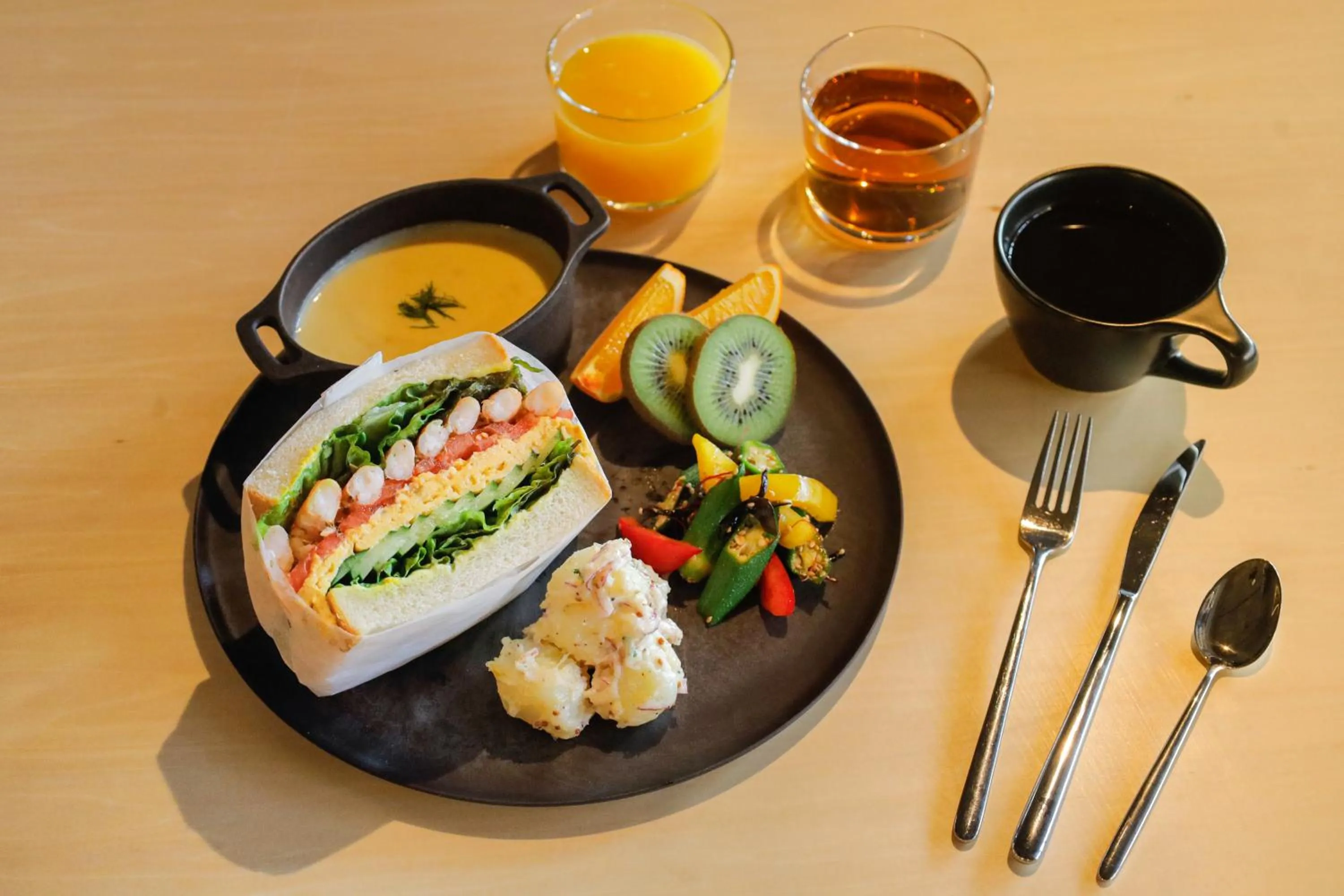 Breakfast in RAKURO Kyoto by THE SHARE HOTELS