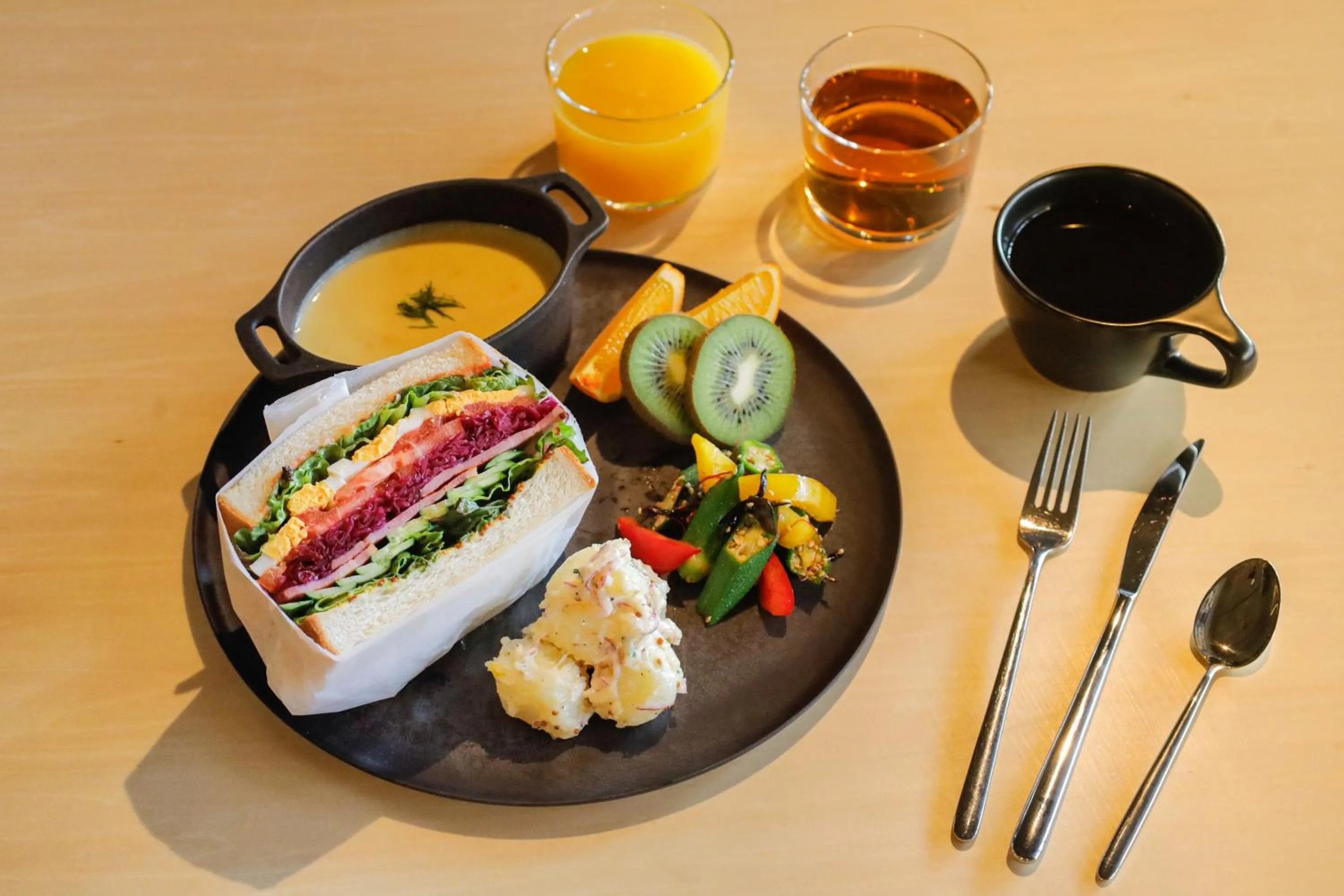 Breakfast in RAKURO Kyoto by THE SHARE HOTELS