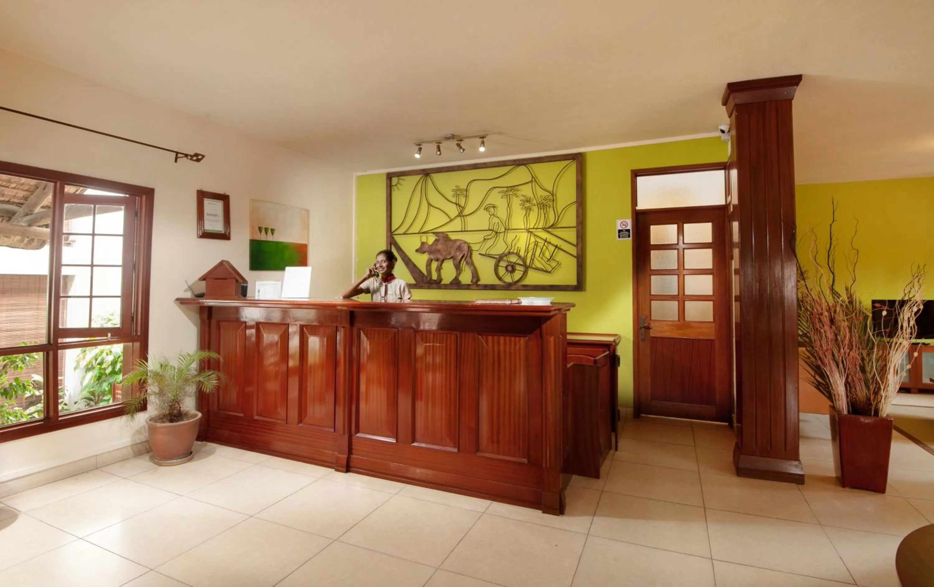 Lobby or reception in Le Palmiste Resort & Spa