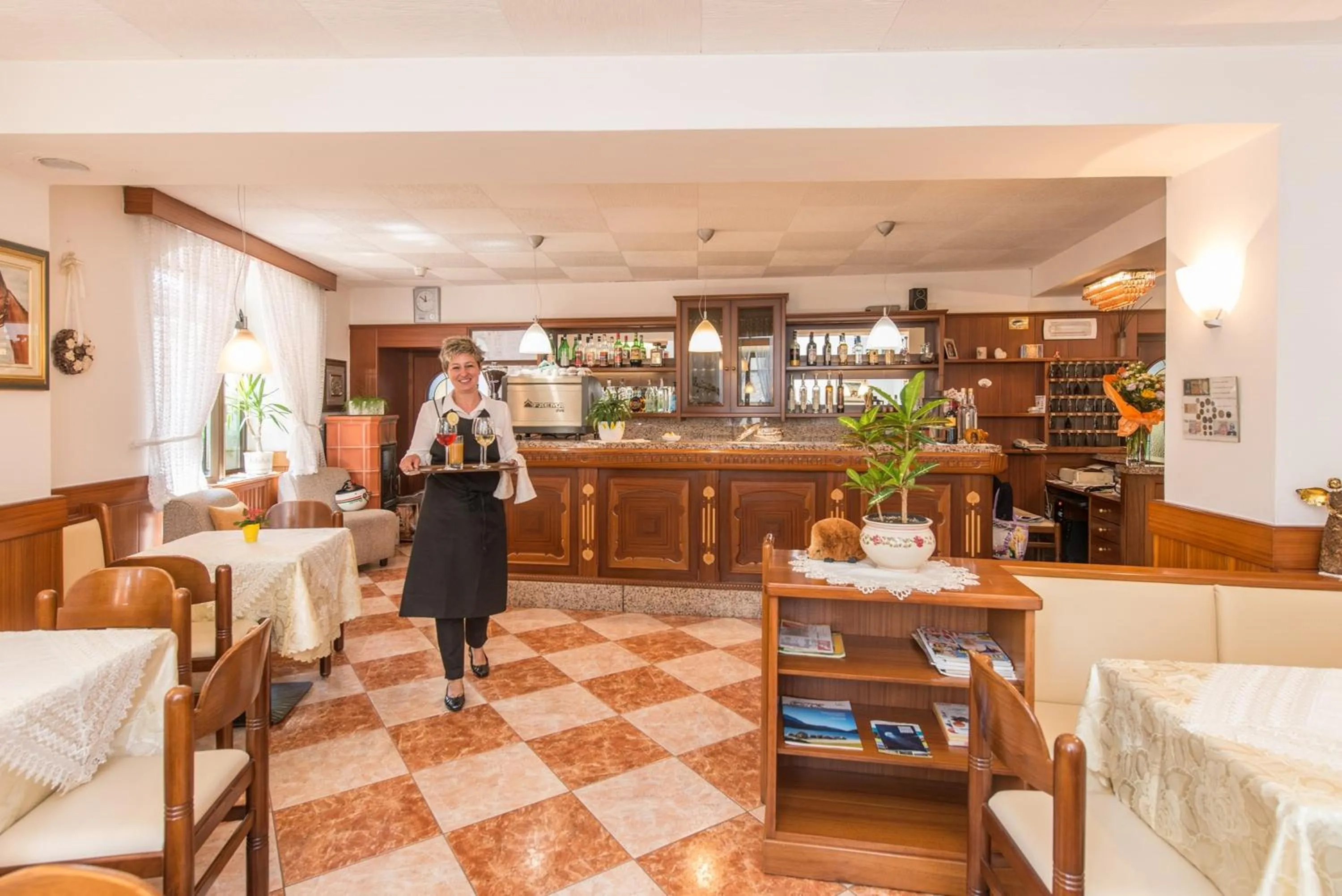 Lounge or bar in Albergo Antica Rosa