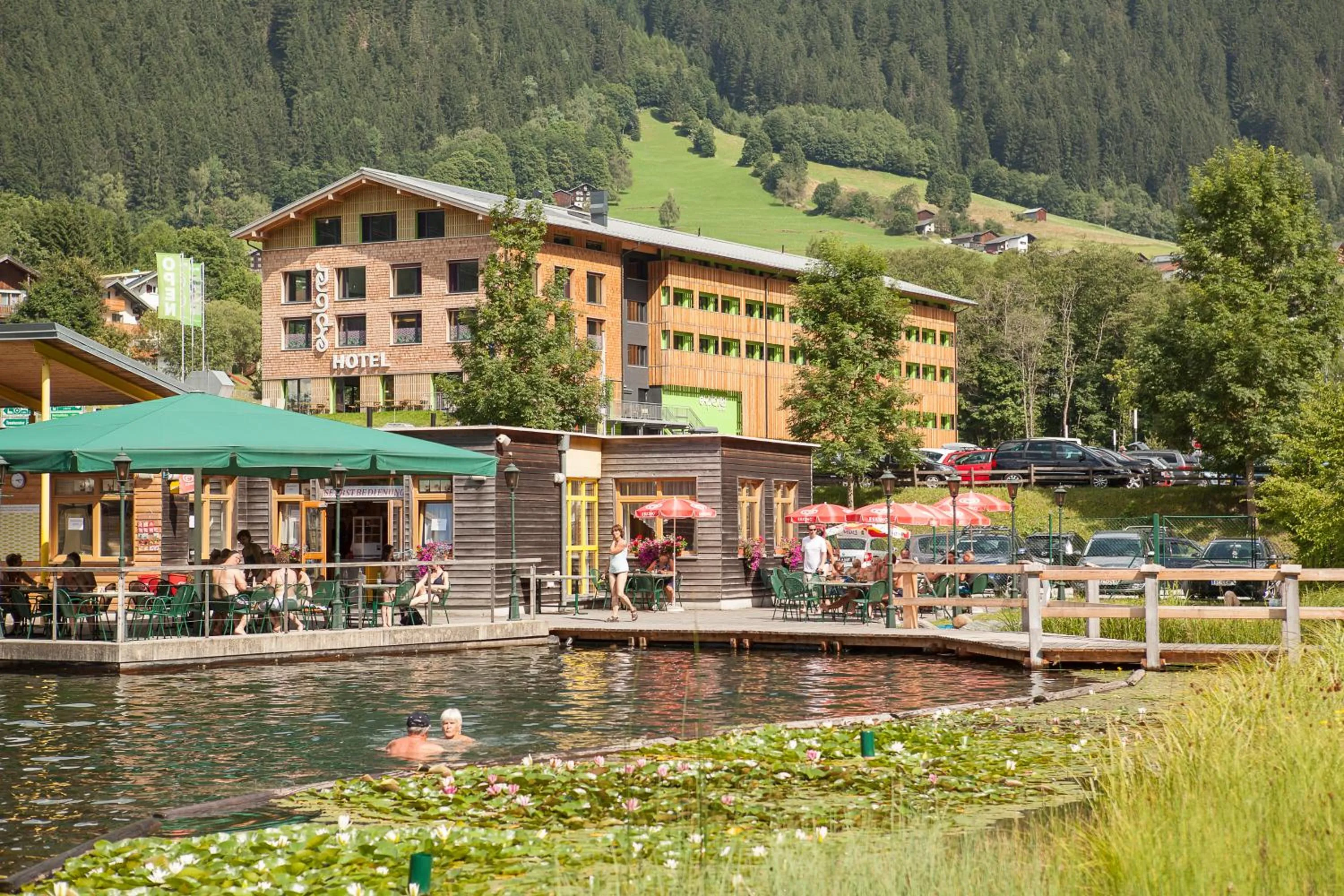 Property building in Explorer Hotel Montafon