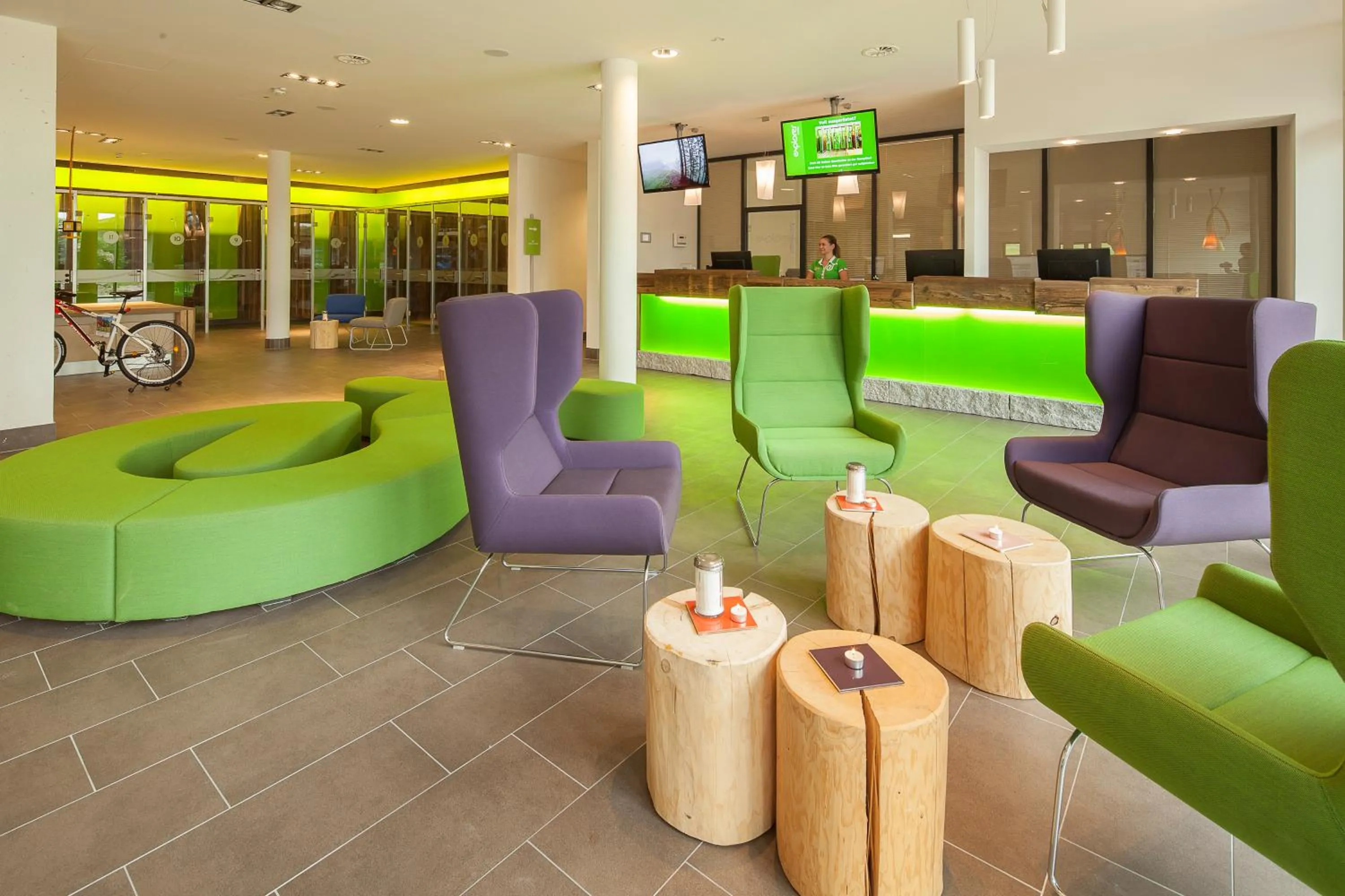 Lobby or reception in Explorer Hotel Montafon