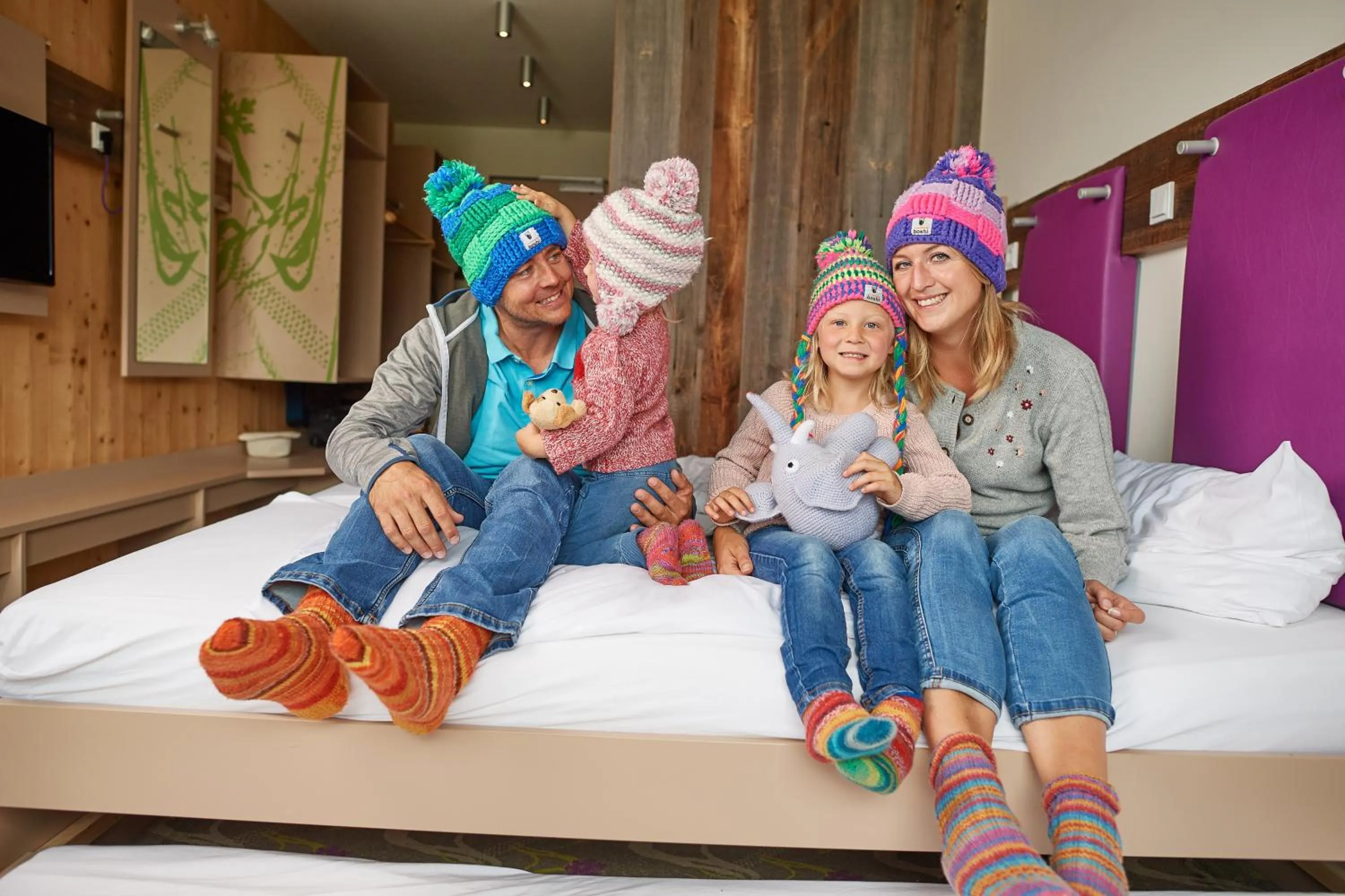 Photo of the whole room, Bed in Explorer Hotel Montafon