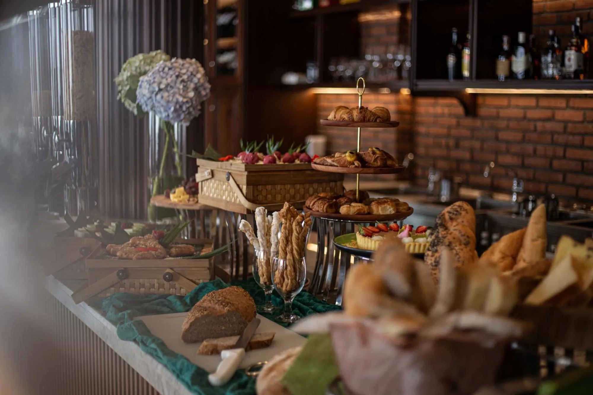 Buffet breakfast in Plataran Bromo