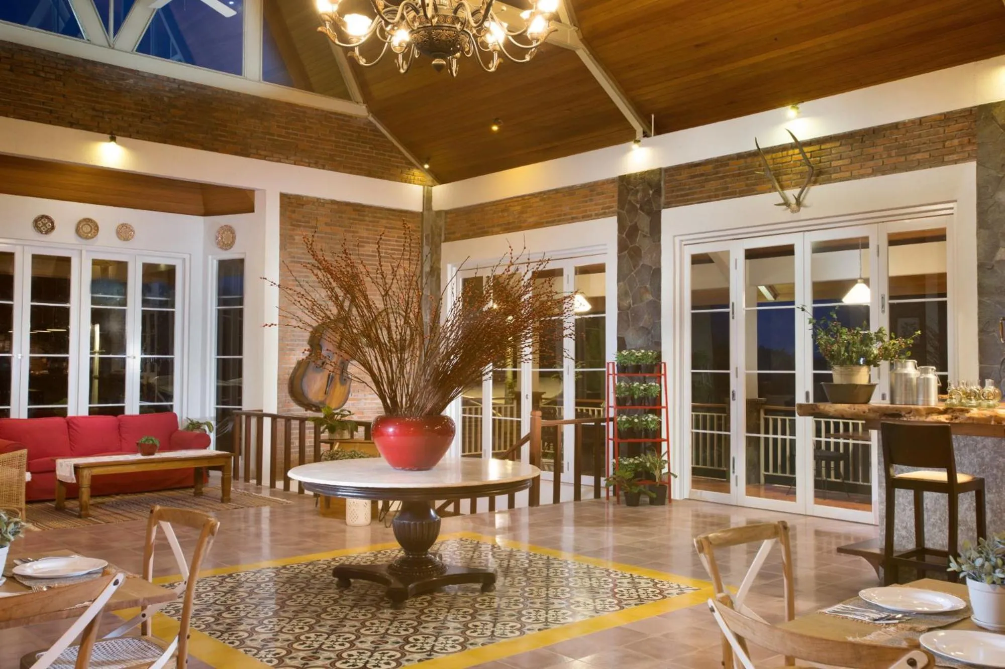 Lobby or reception in Plataran Bromo