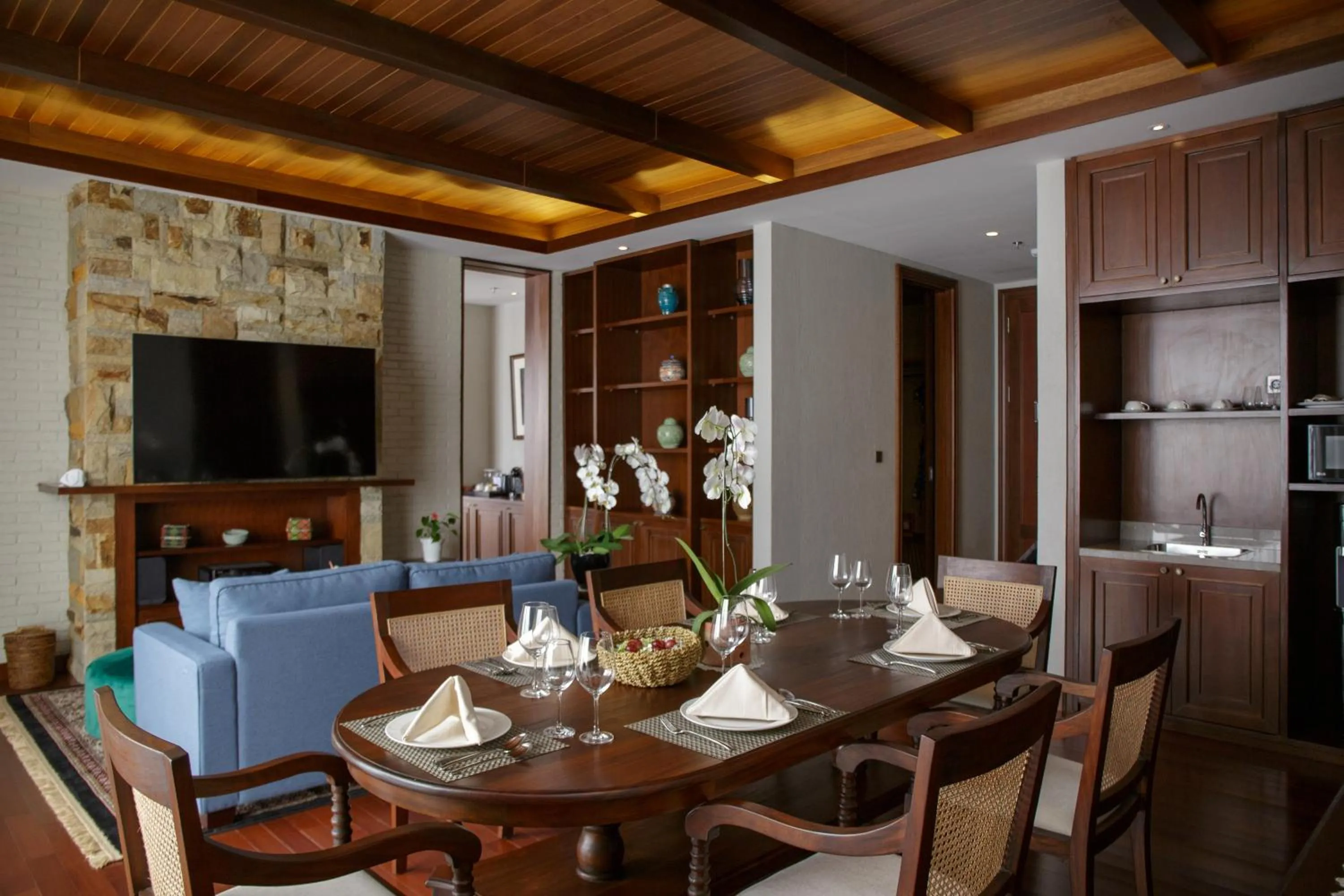 Dining area in Plataran Bromo