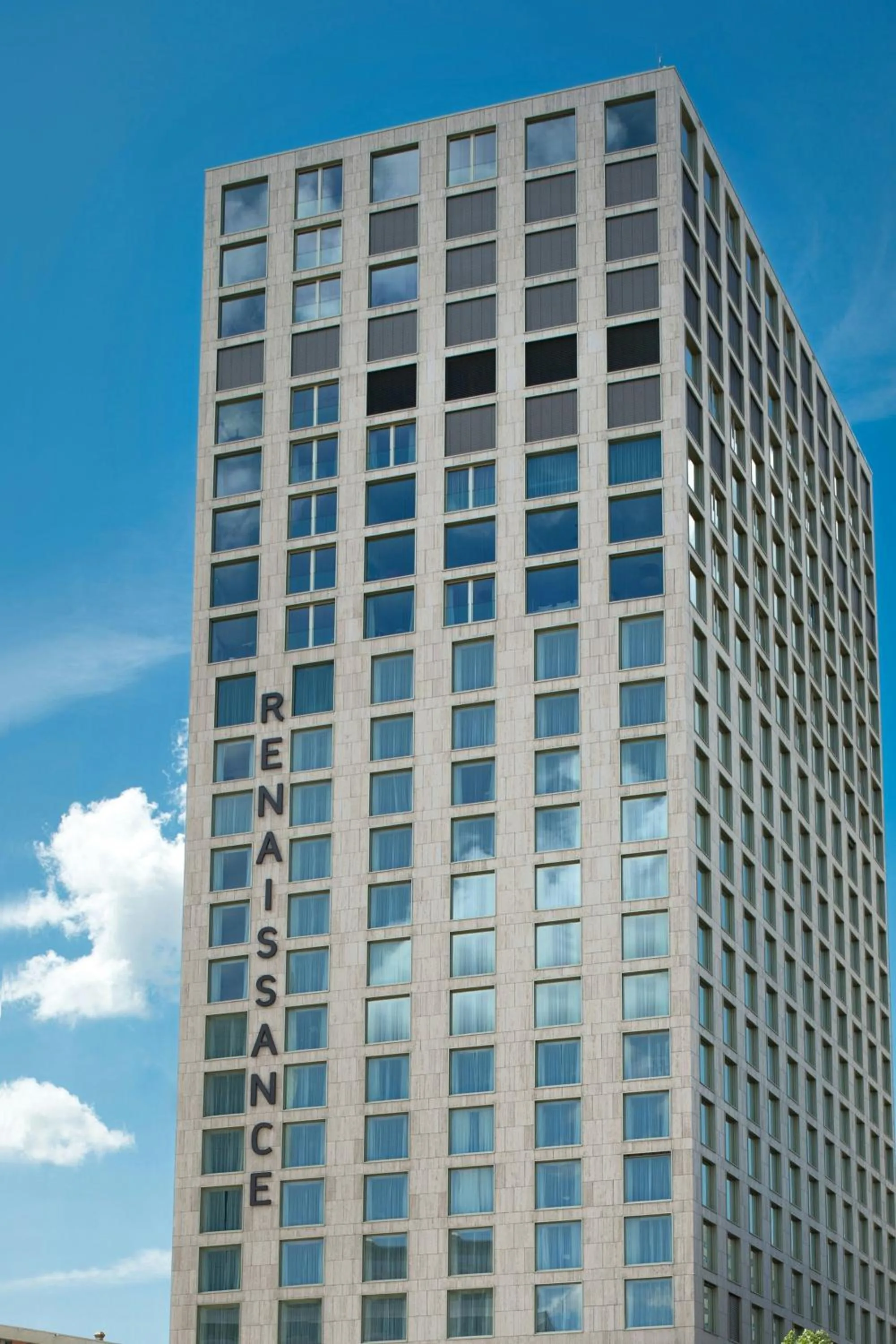 Property building in Renaissance Zurich Tower Hotel
