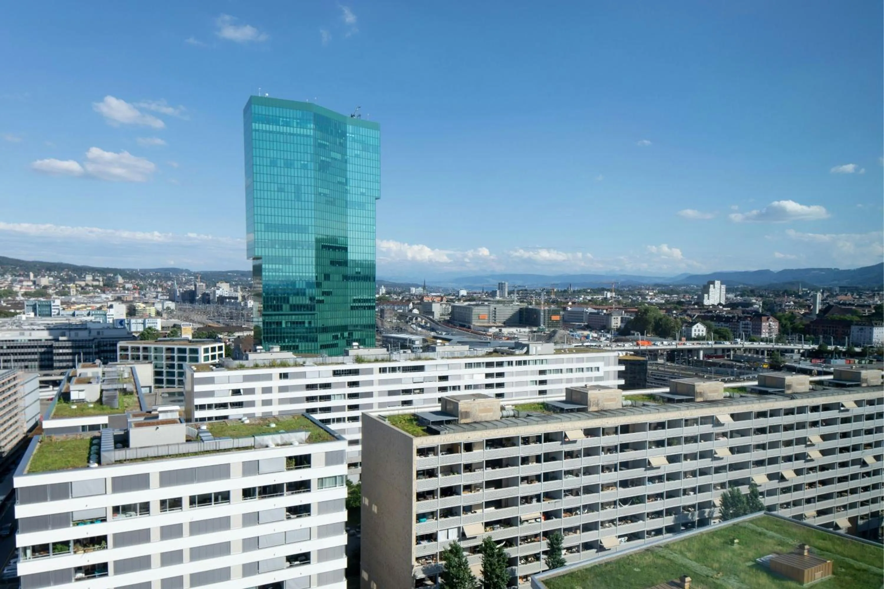 Photo of the whole room in Renaissance Zurich Tower Hotel