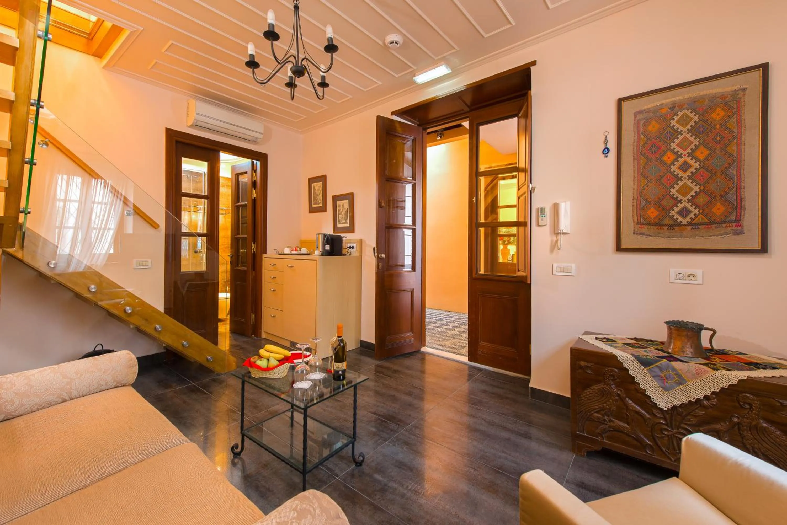 Living room in Rodos Niohori Elite Suites Boutique Hotel