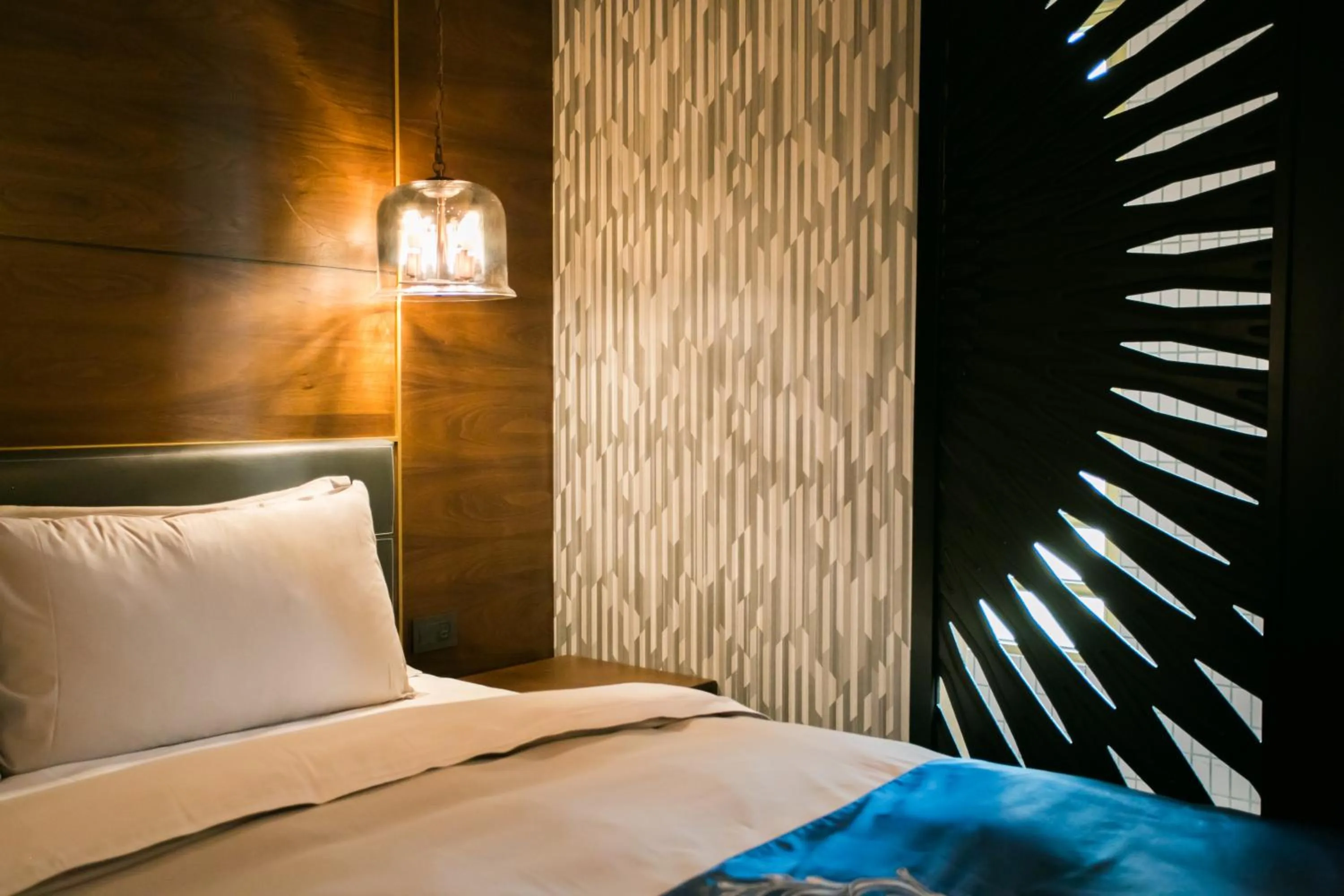 Bed in Saint Art Hotel