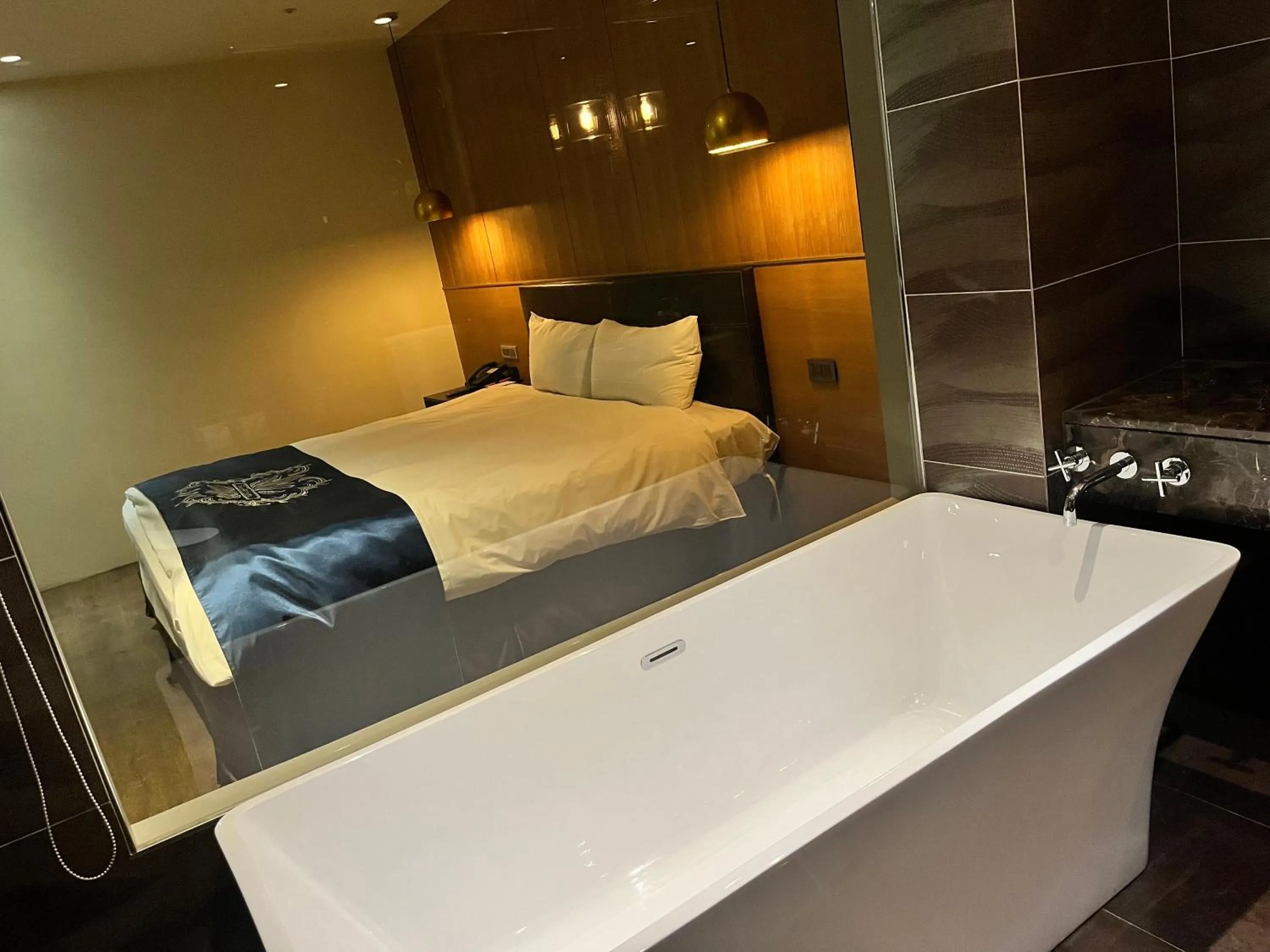 Bed in Saint Art Hotel