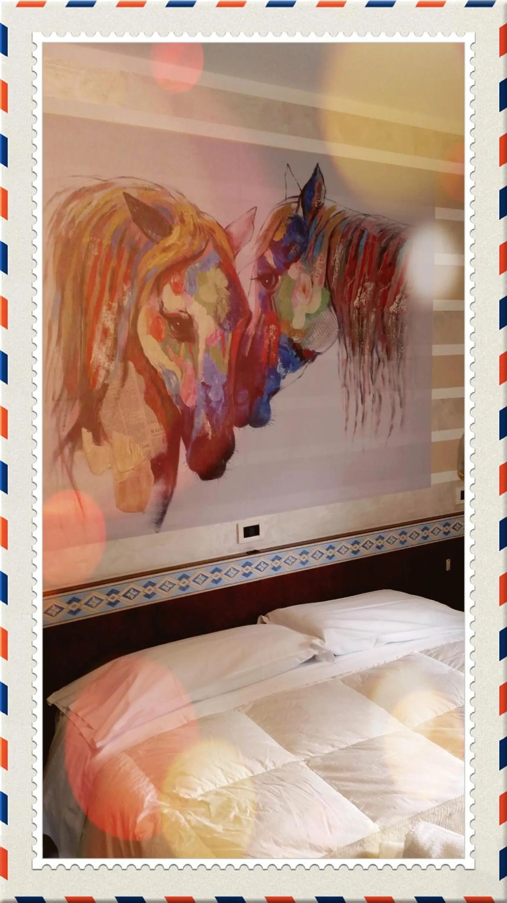 Bed in Hotel Rosa Serenella