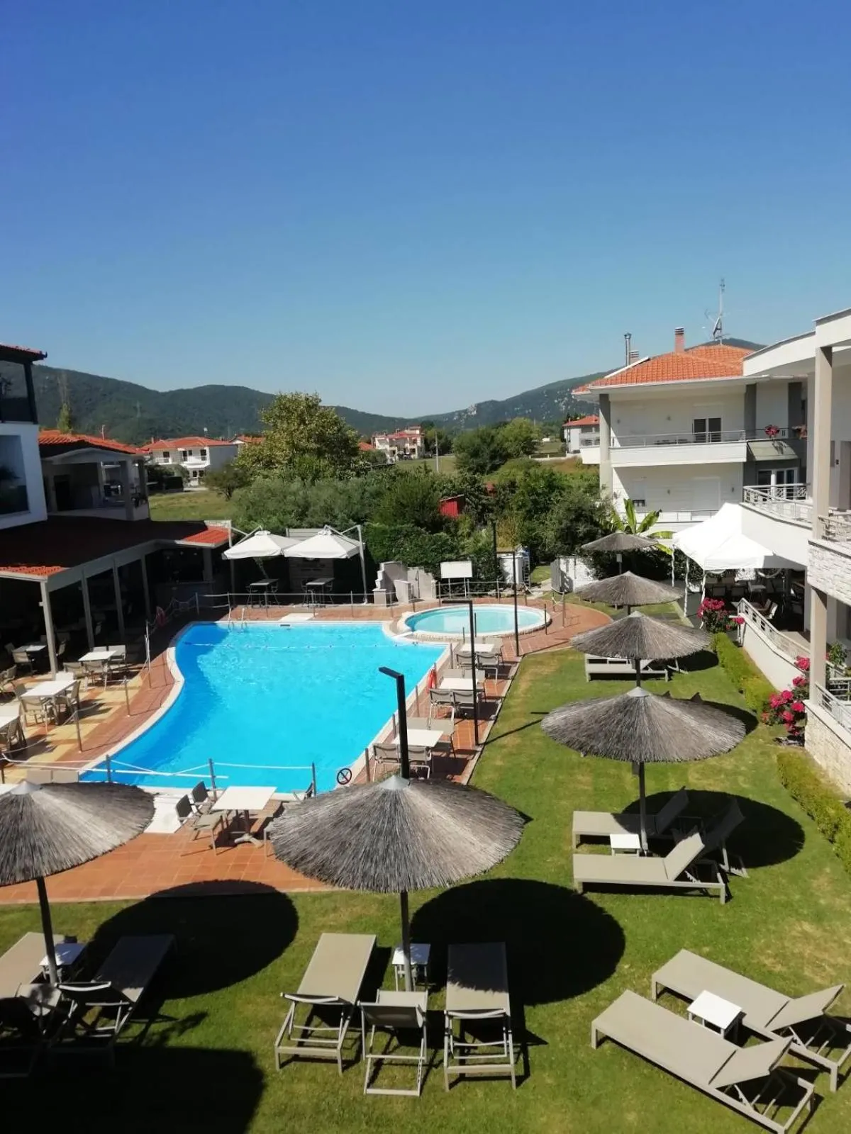 Bird's eye view in Alexander Inn