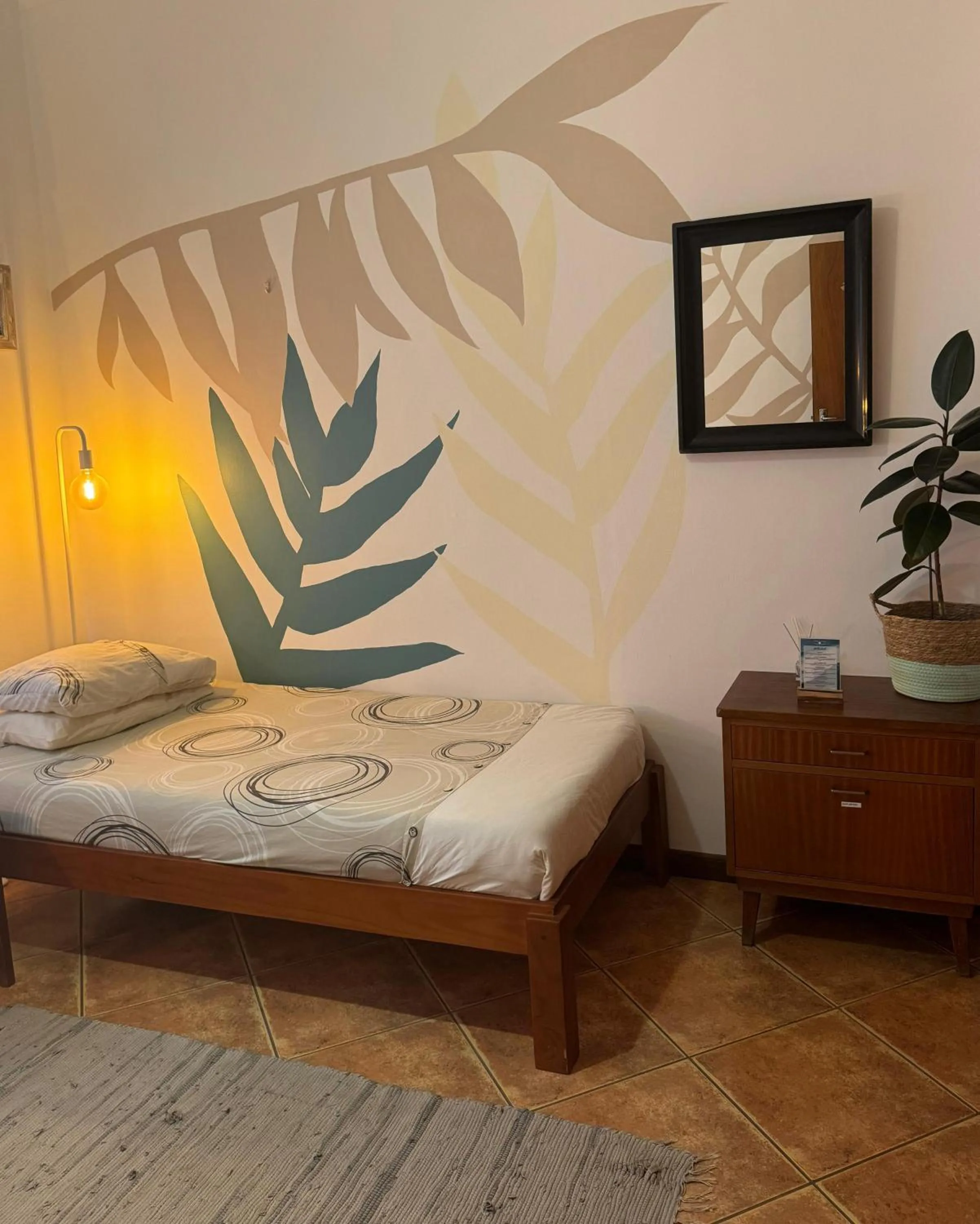 Bed in Salty Jackal Surf Camp