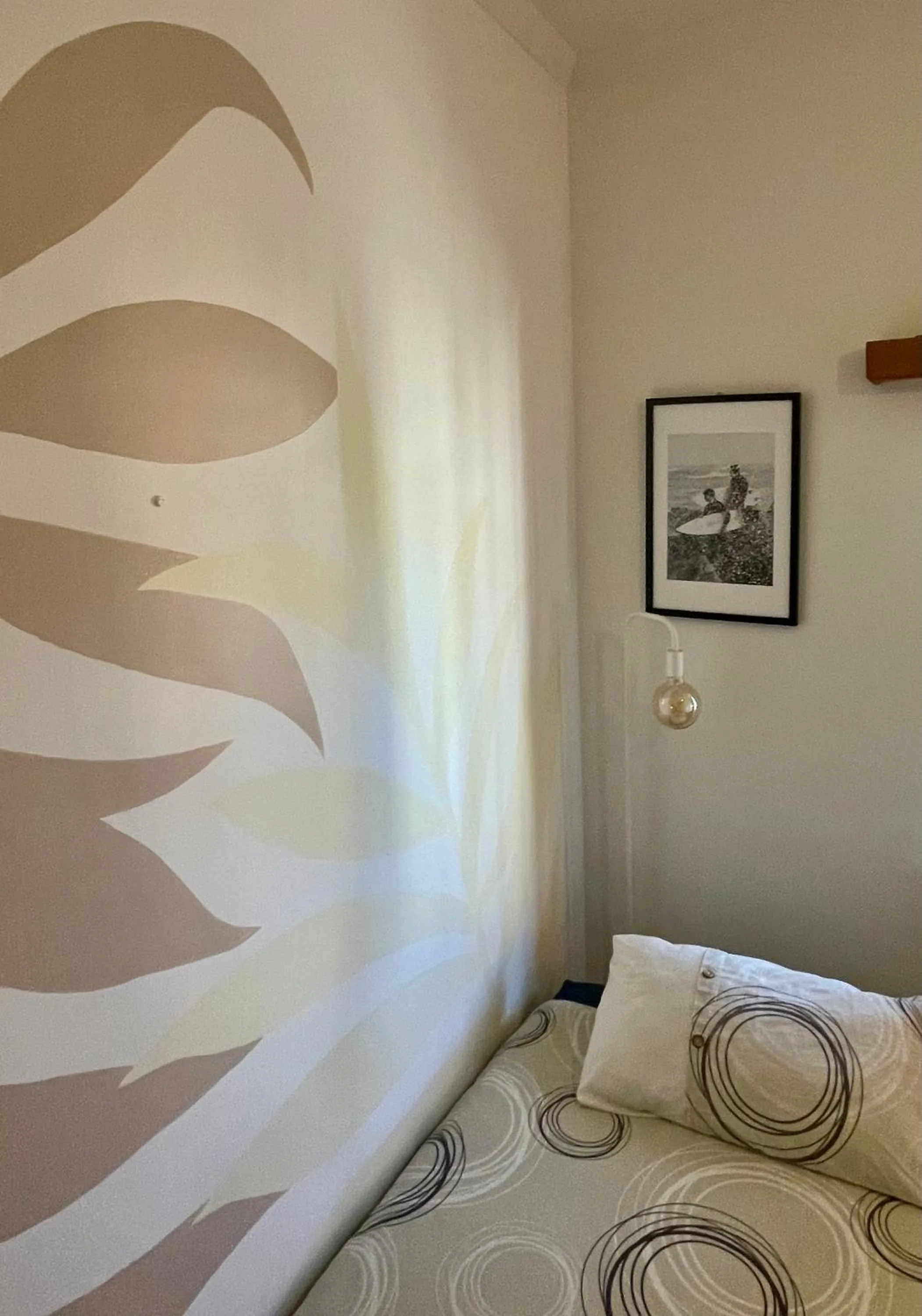 Bed in Salty Jackal Surf Camp