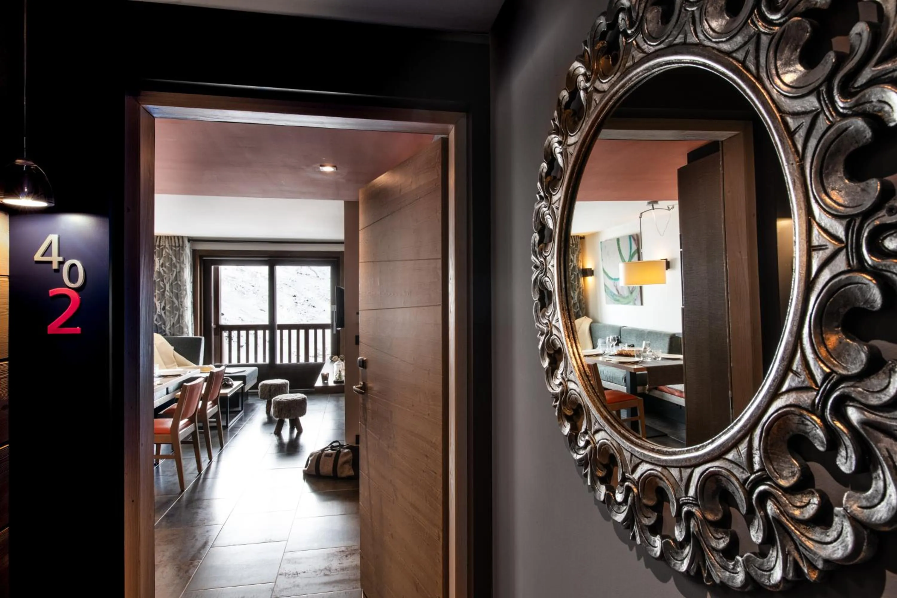 Seating area in Residence Montana Plein Sud