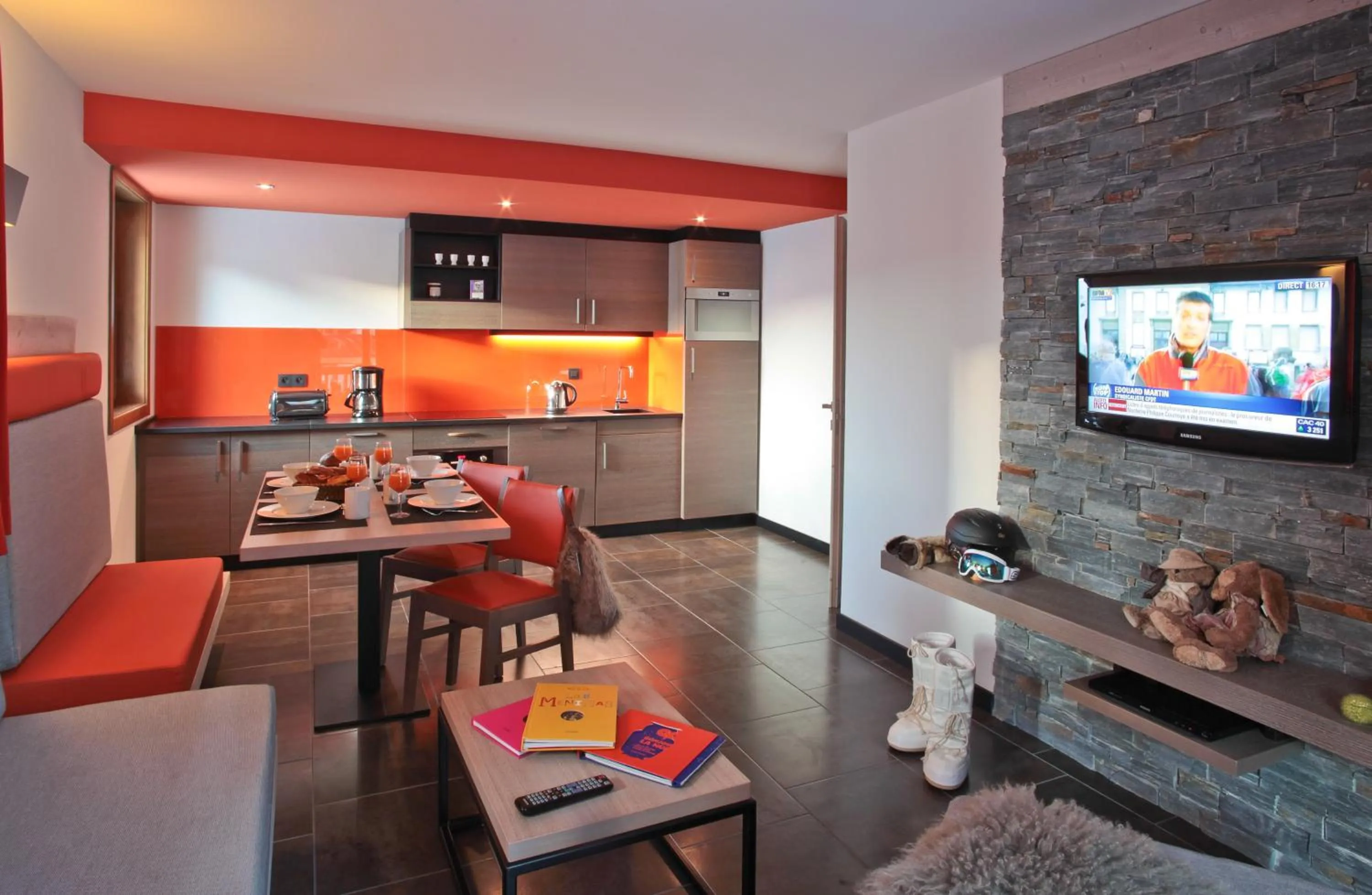 Kitchen or kitchenette in Residence Montana Plein Sud