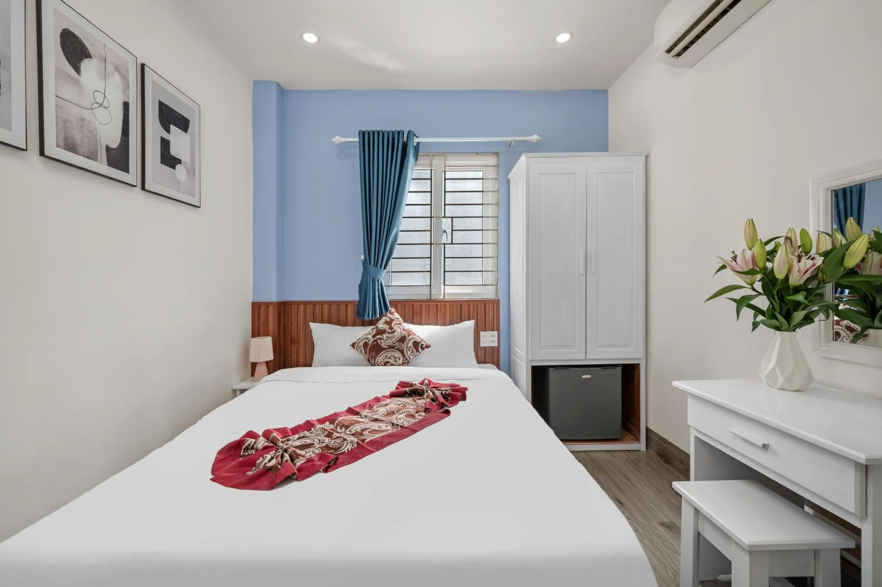 Bed in Bao Chau Hotel