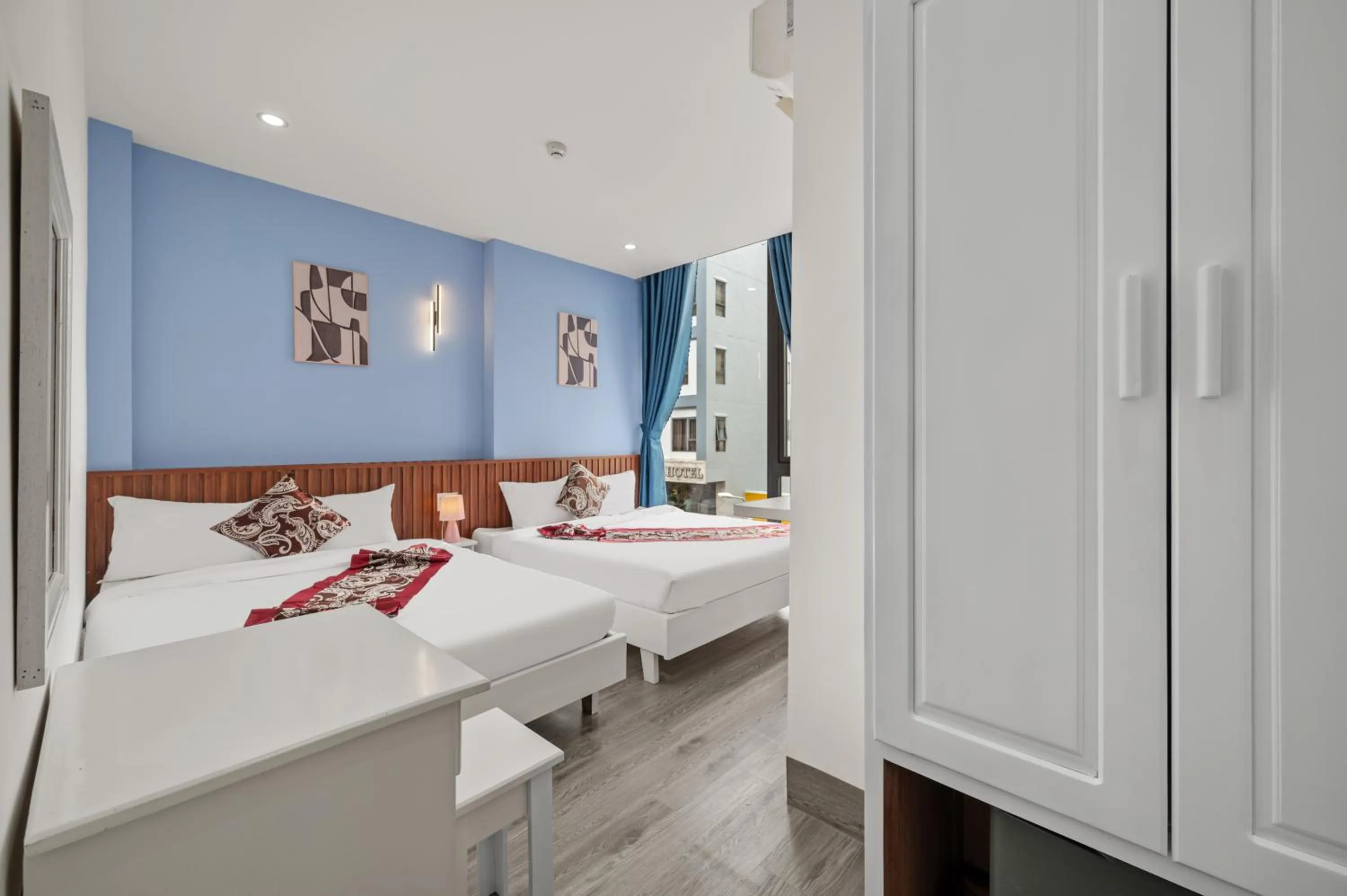 Bed in Bao Chau Hotel