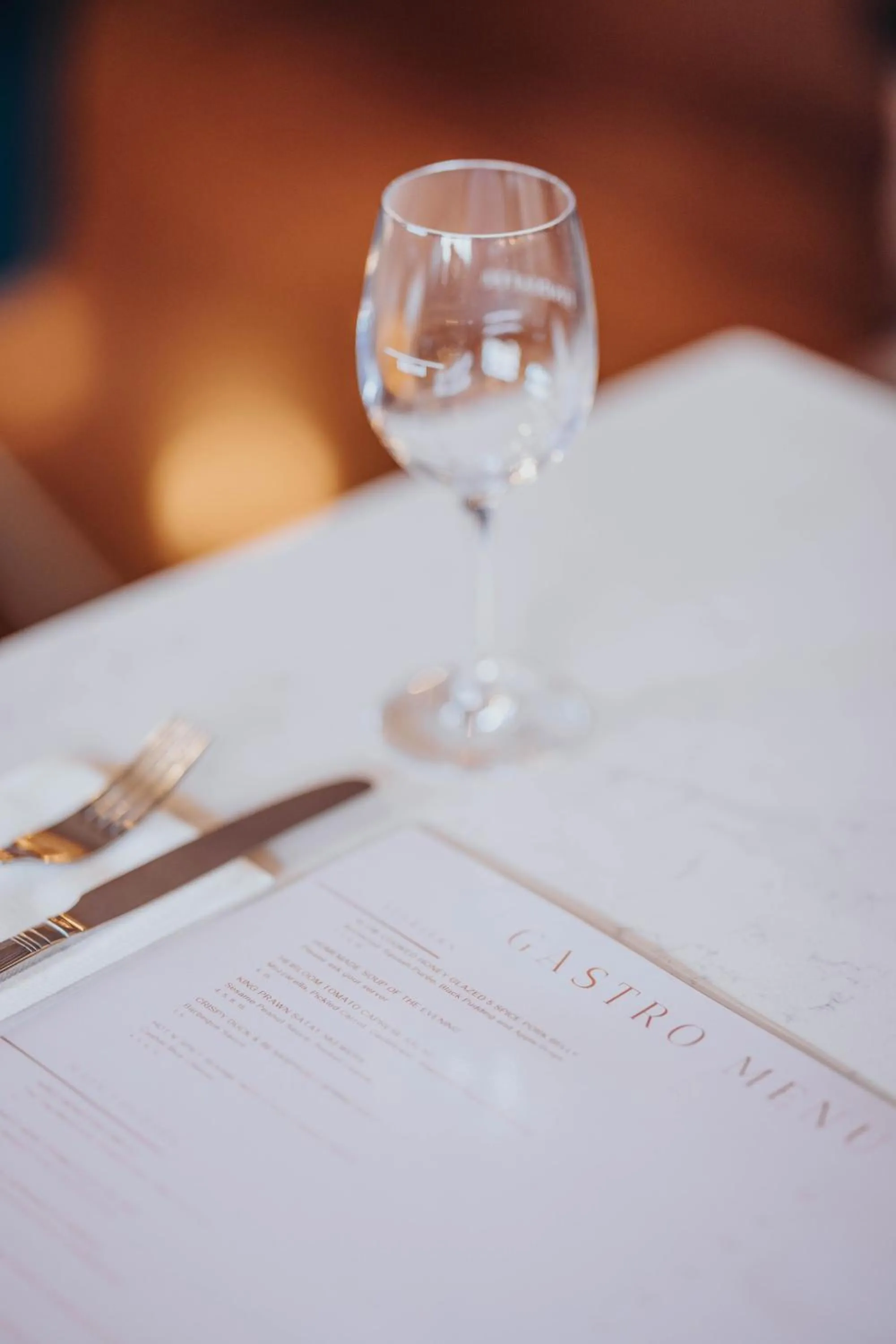 Food and drinks in Bay View Hotel