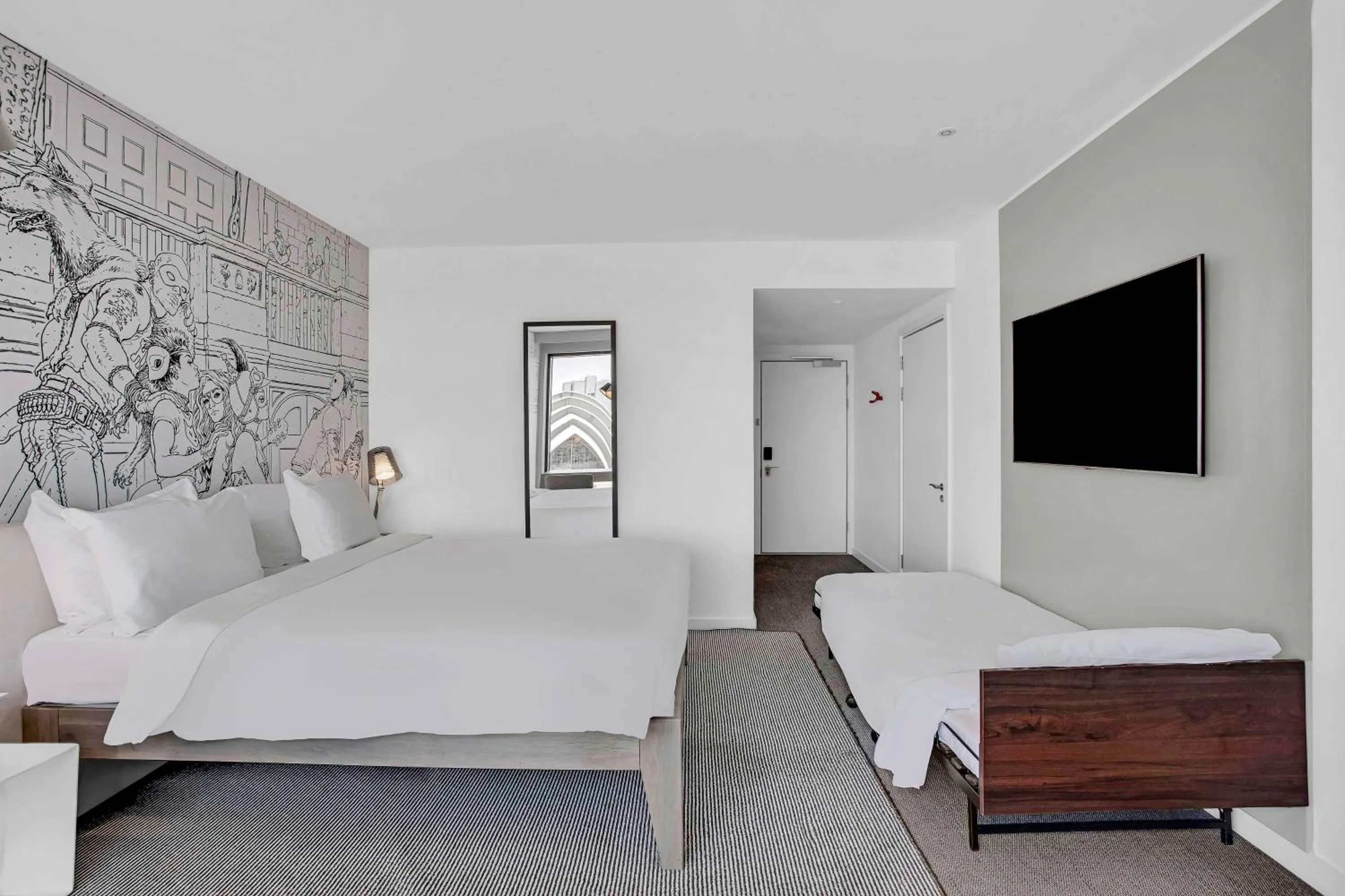 Bedroom, Bed in Radisson RED Hotel, Glasgow