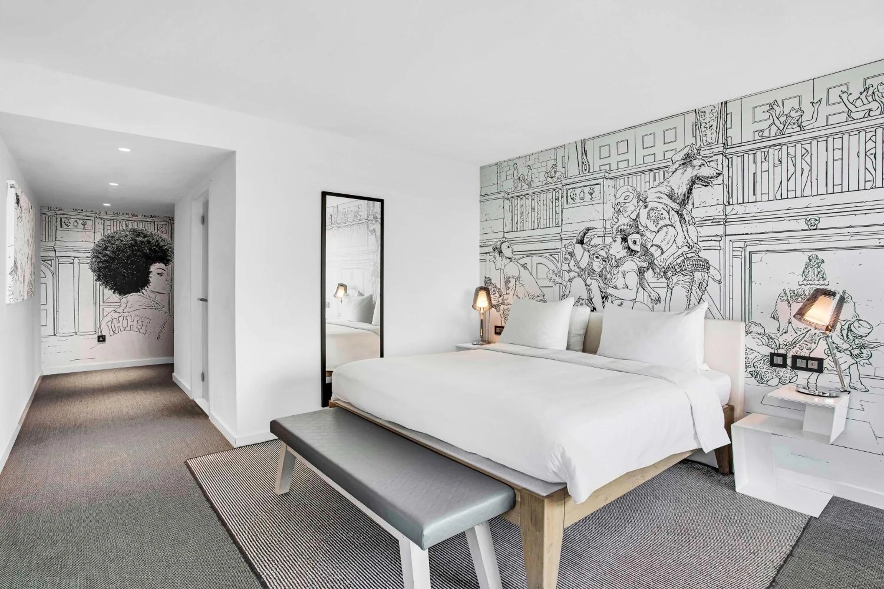 Photo of the whole room, Bed in Radisson RED Hotel, Glasgow