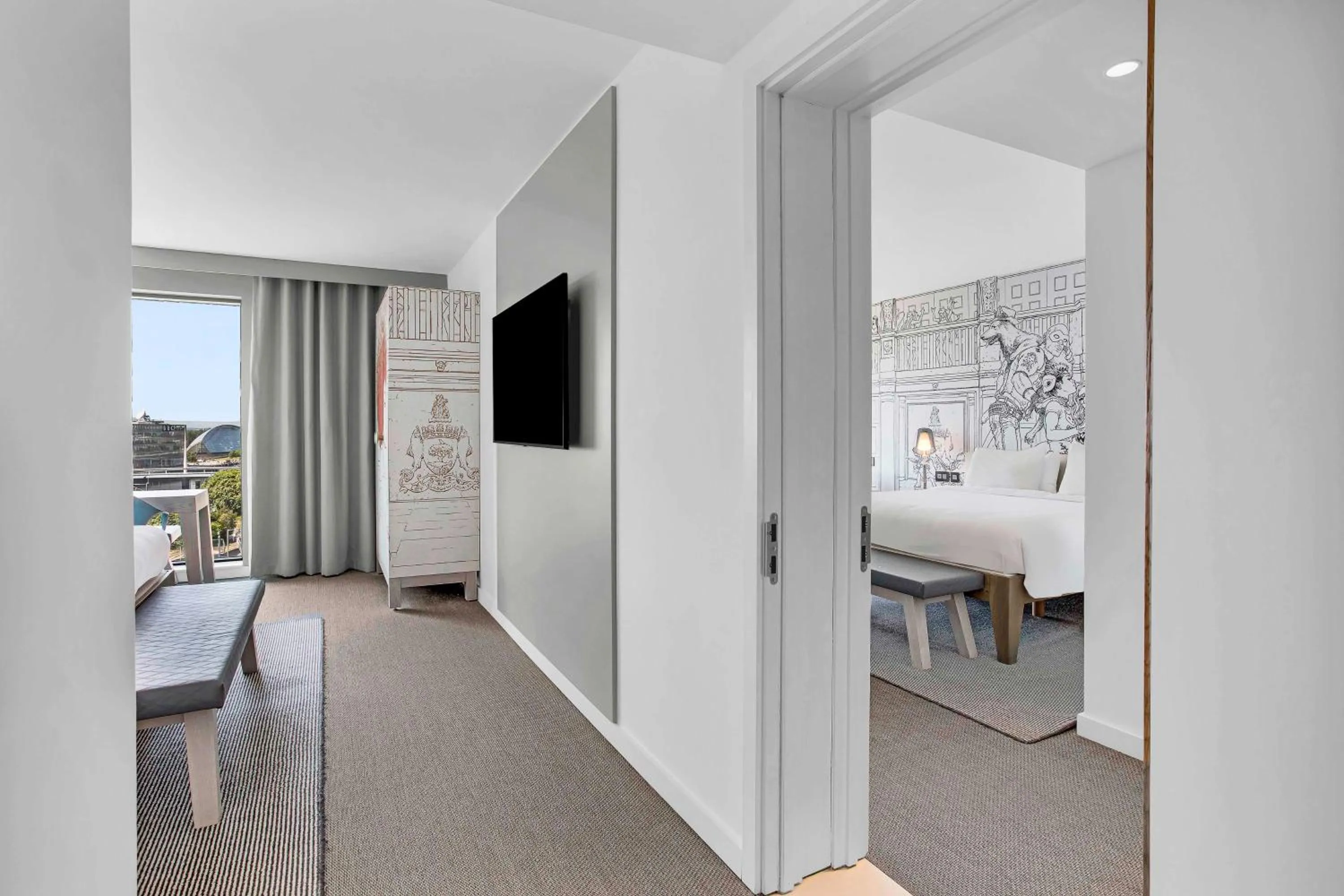 Bedroom, Bed in Radisson RED Hotel, Glasgow