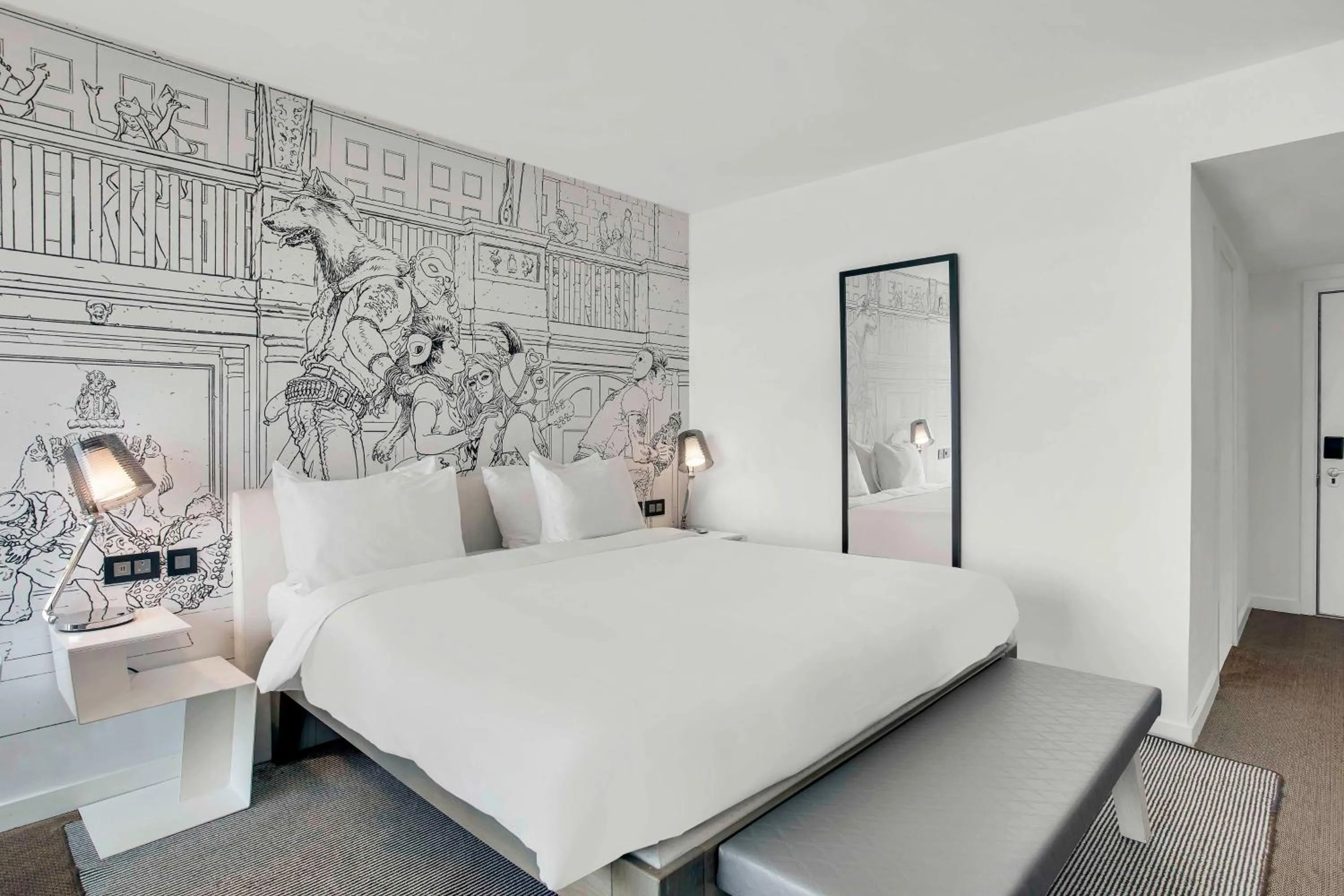 Bedroom, Bed in Radisson RED Hotel, Glasgow