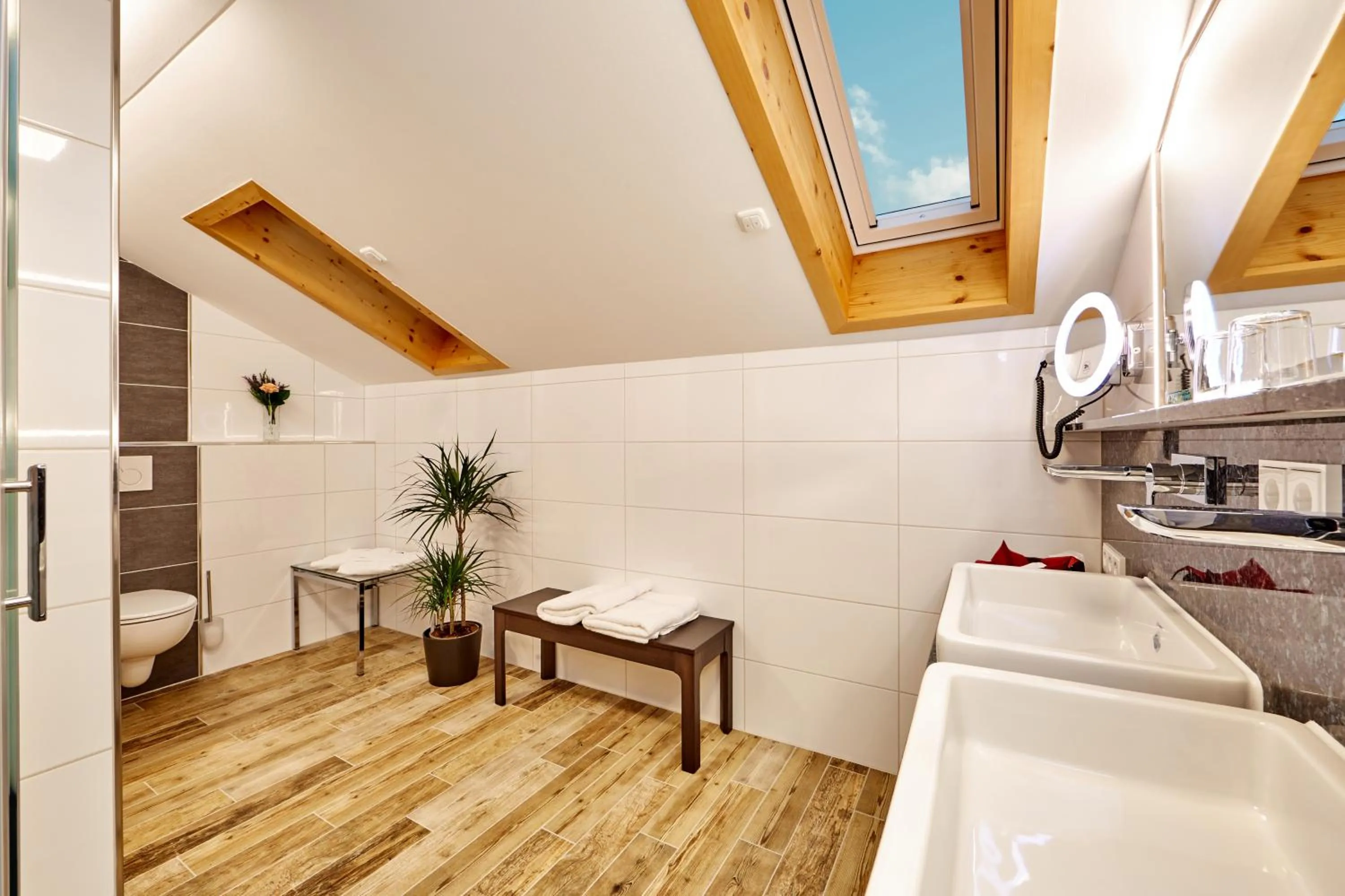 Bathroom in Hotel Franziska