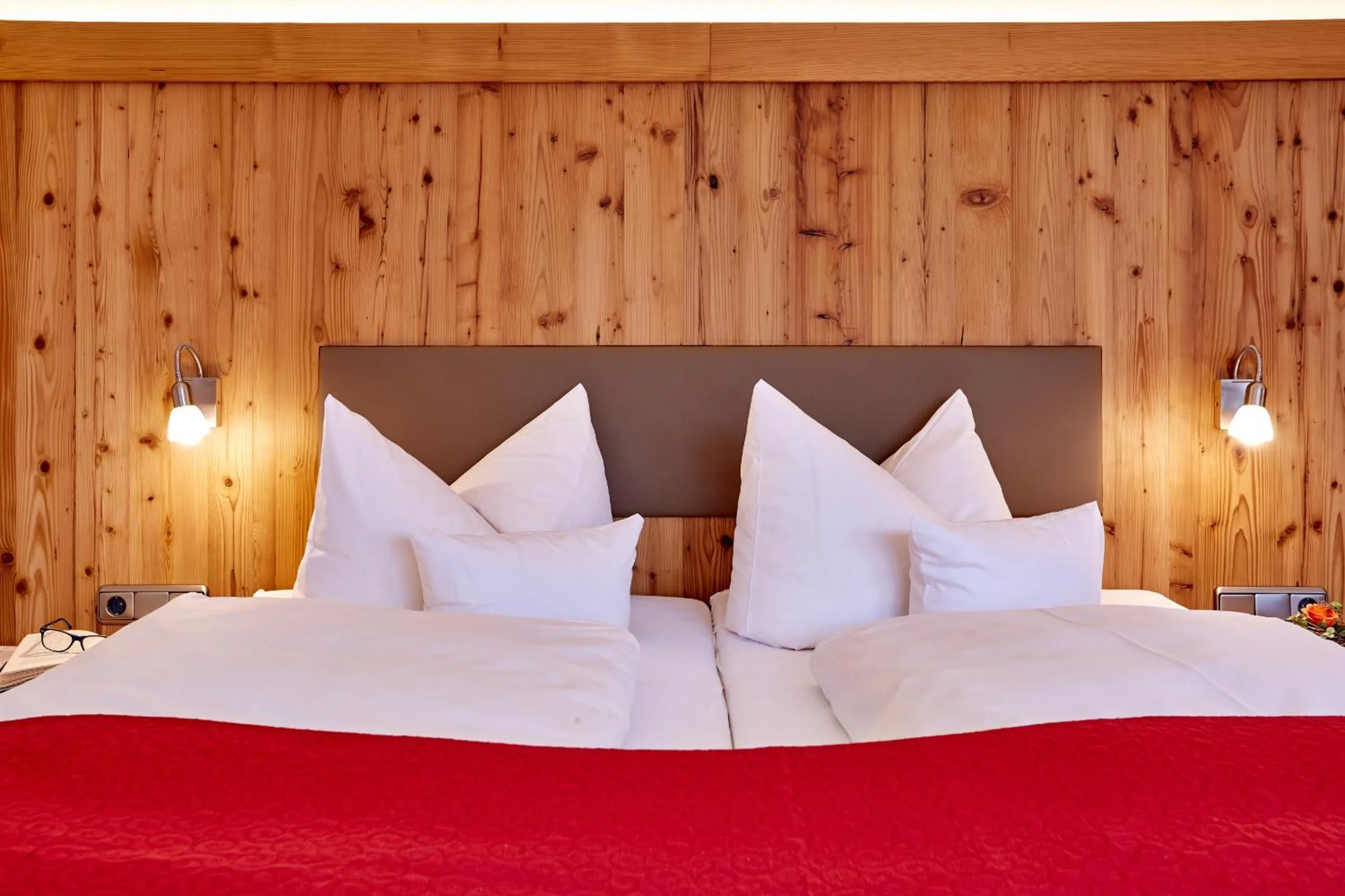 Decorative detail, Bed in Hotel Franziska