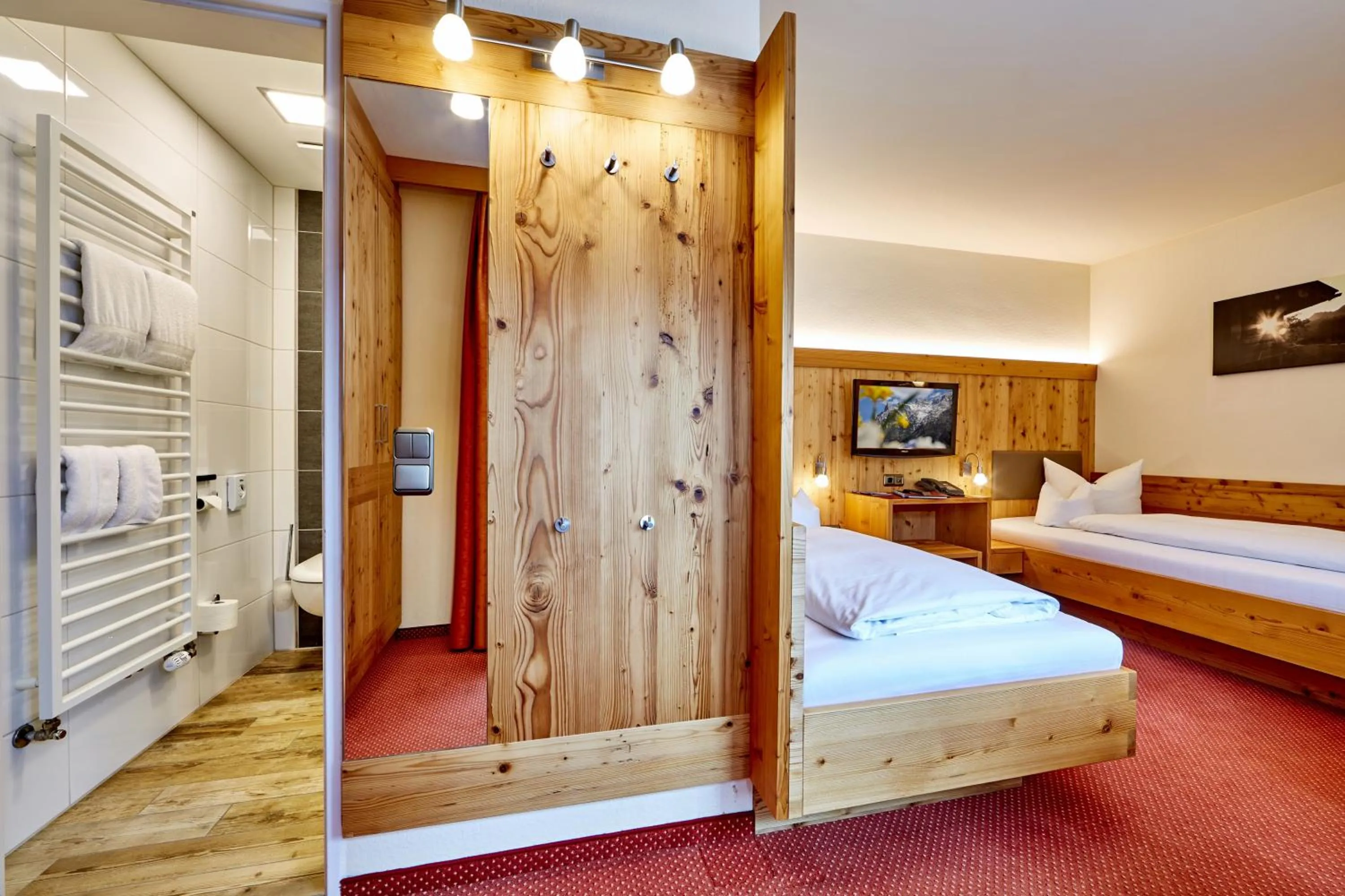 Photo of the whole room, Bed in Hotel Franziska