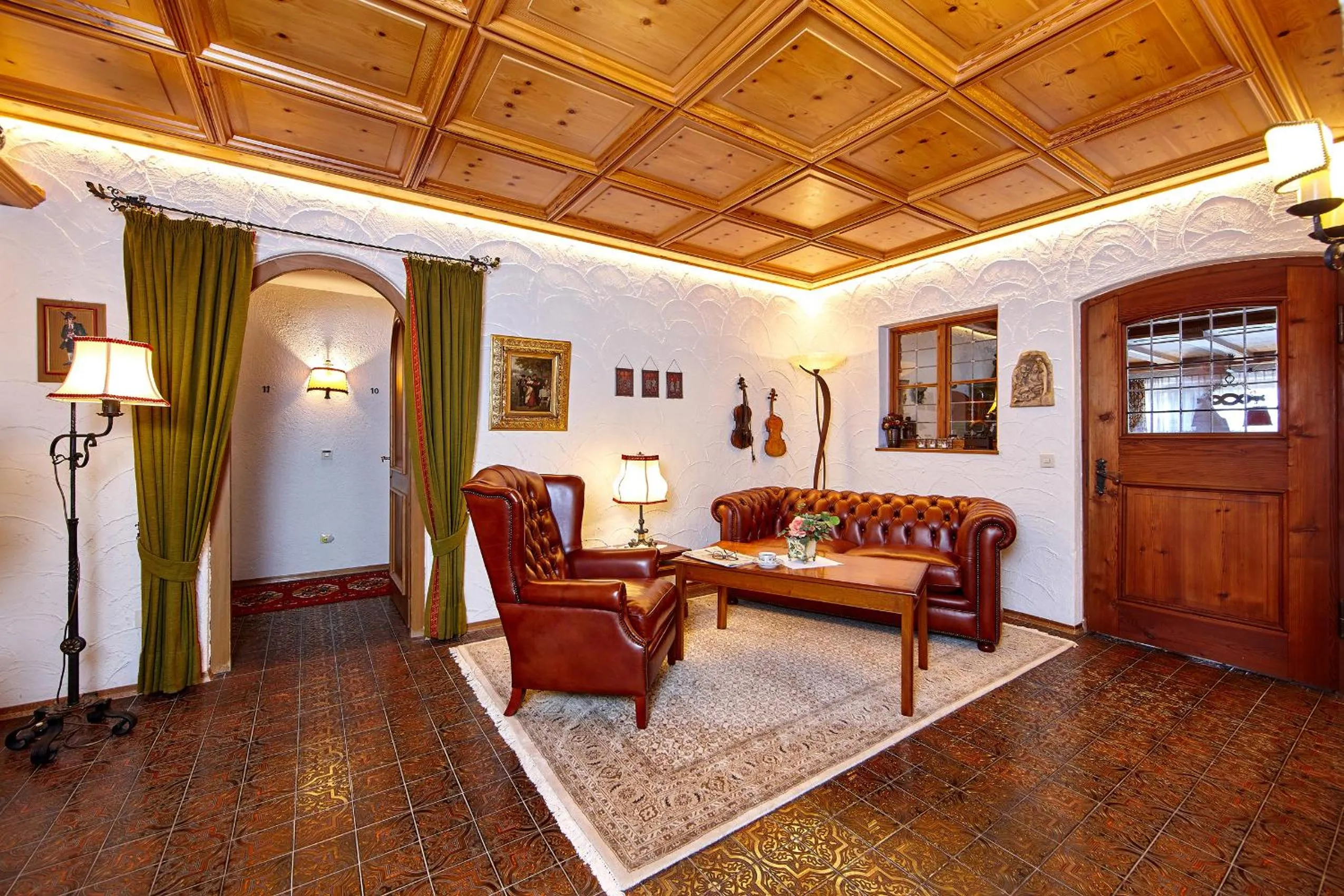 Lobby or reception in Hotel Franziska