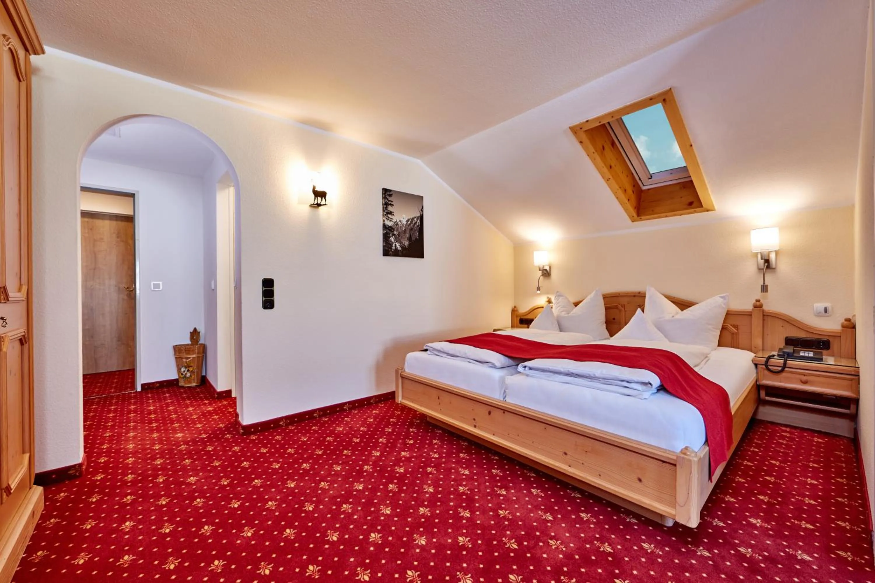 Bedroom, Bed in Hotel Franziska