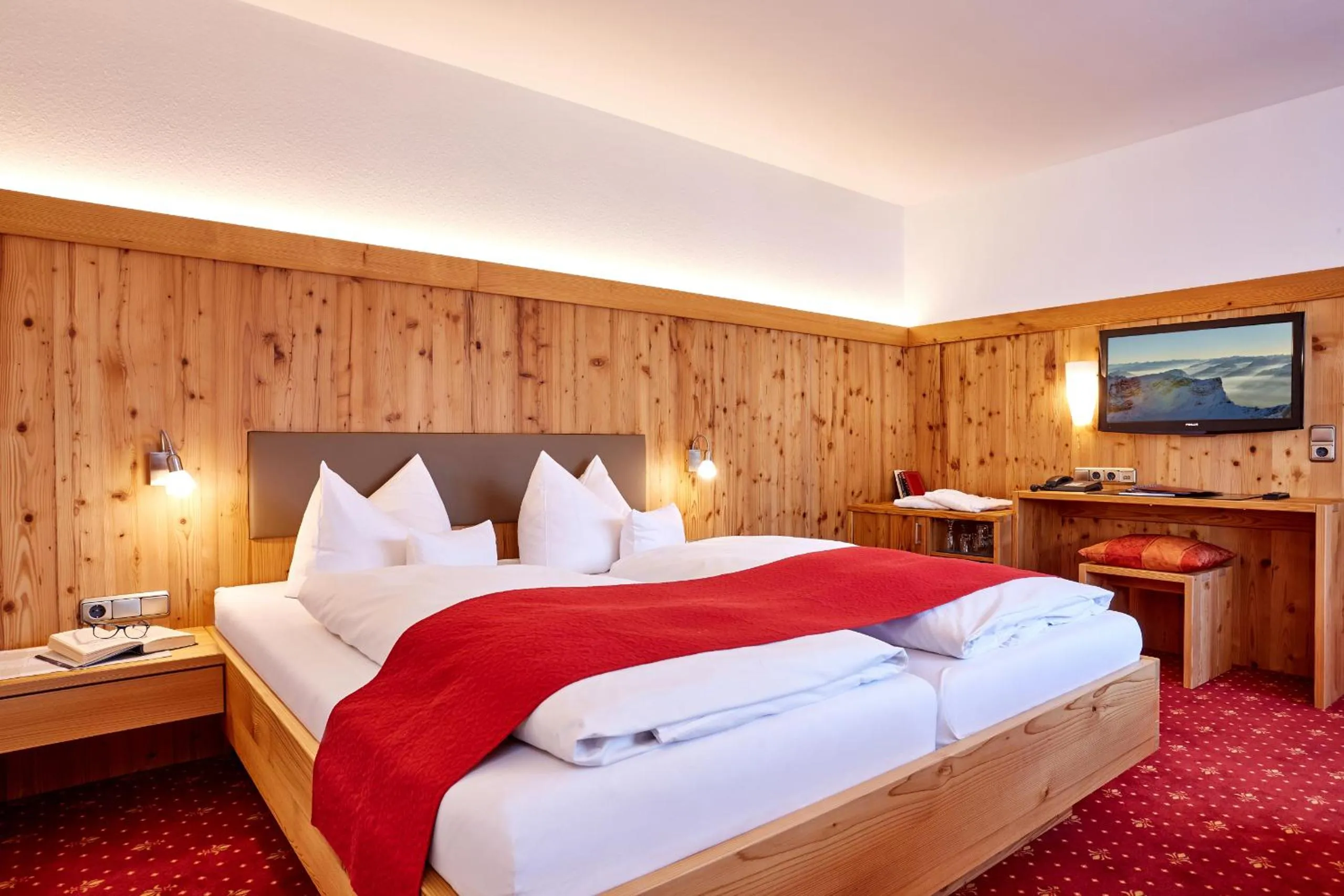 Photo of the whole room, Bed in Hotel Franziska