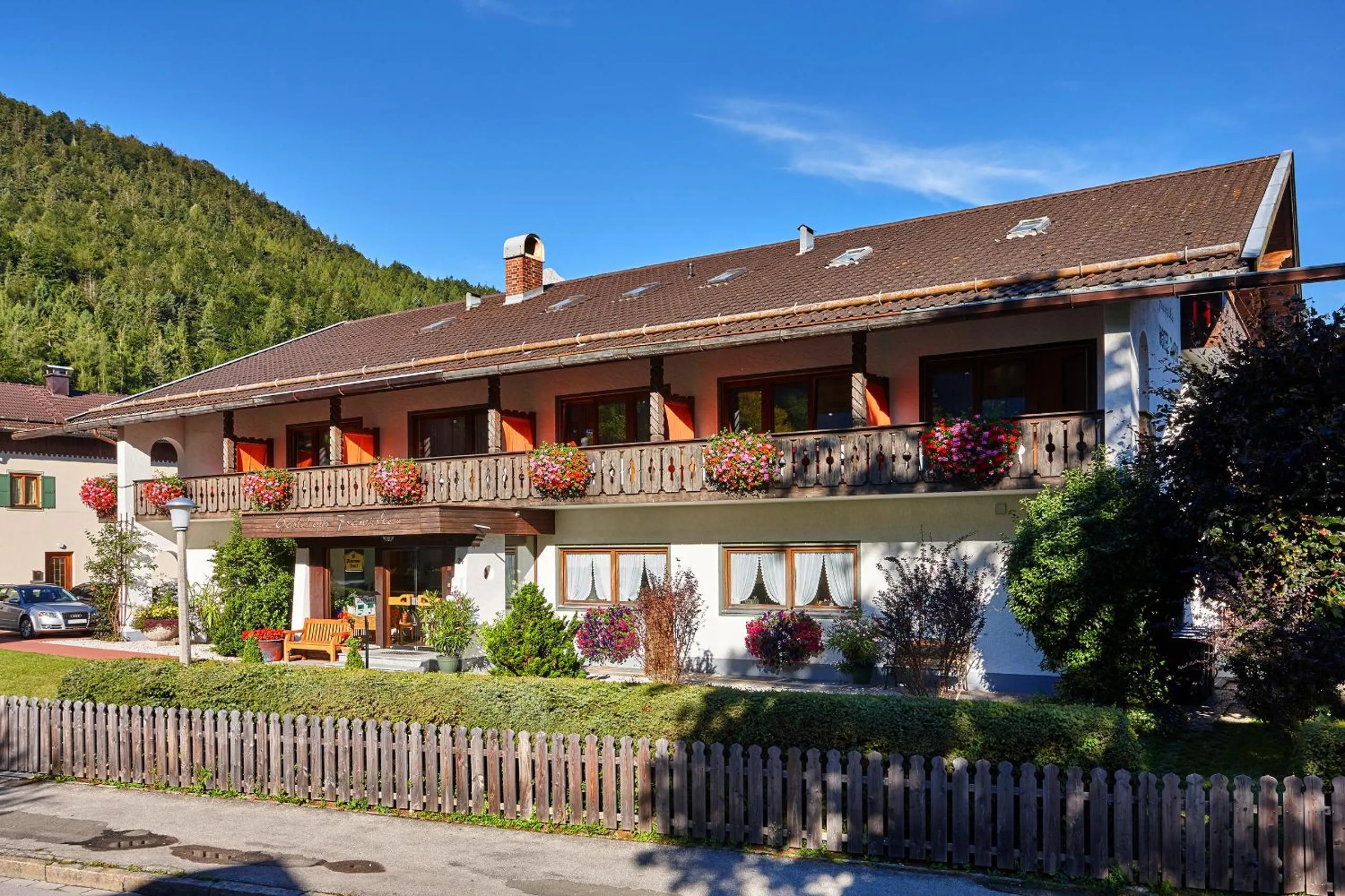 Facade/entrance in Hotel Franziska