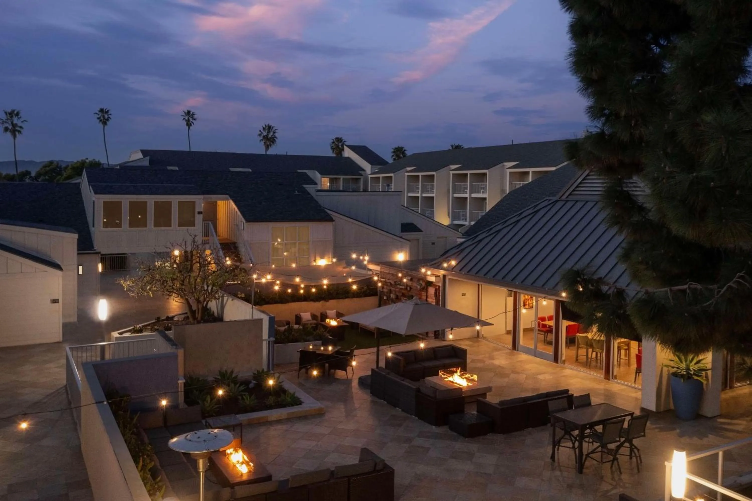 Patio in Hilton Garden Inn Los Angeles Marina Del Rey