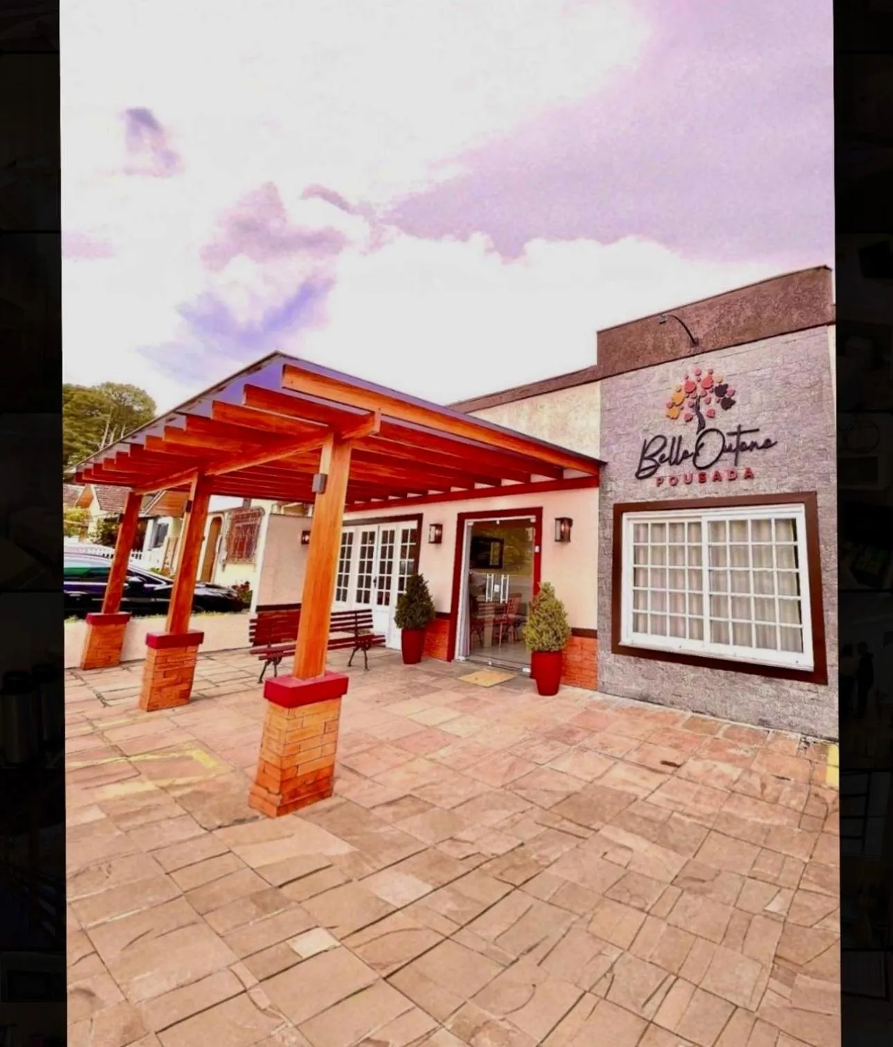 Property building in Pousada Bello Outono