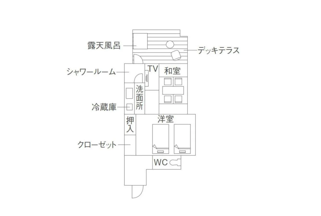 Floor plan in Laforet Shuzenji Sanshisuimei