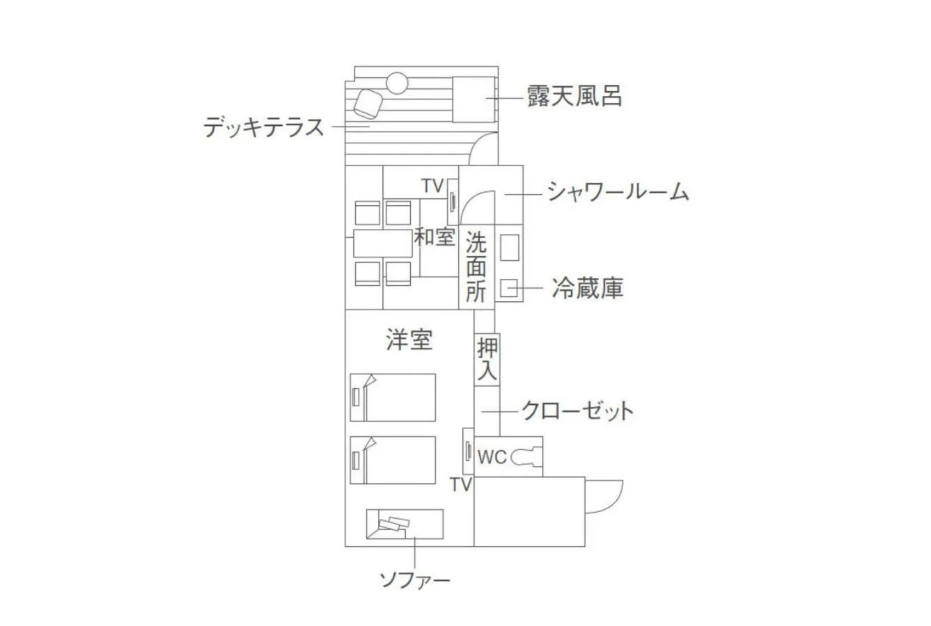 Floor plan in Laforet Shuzenji Sanshisuimei