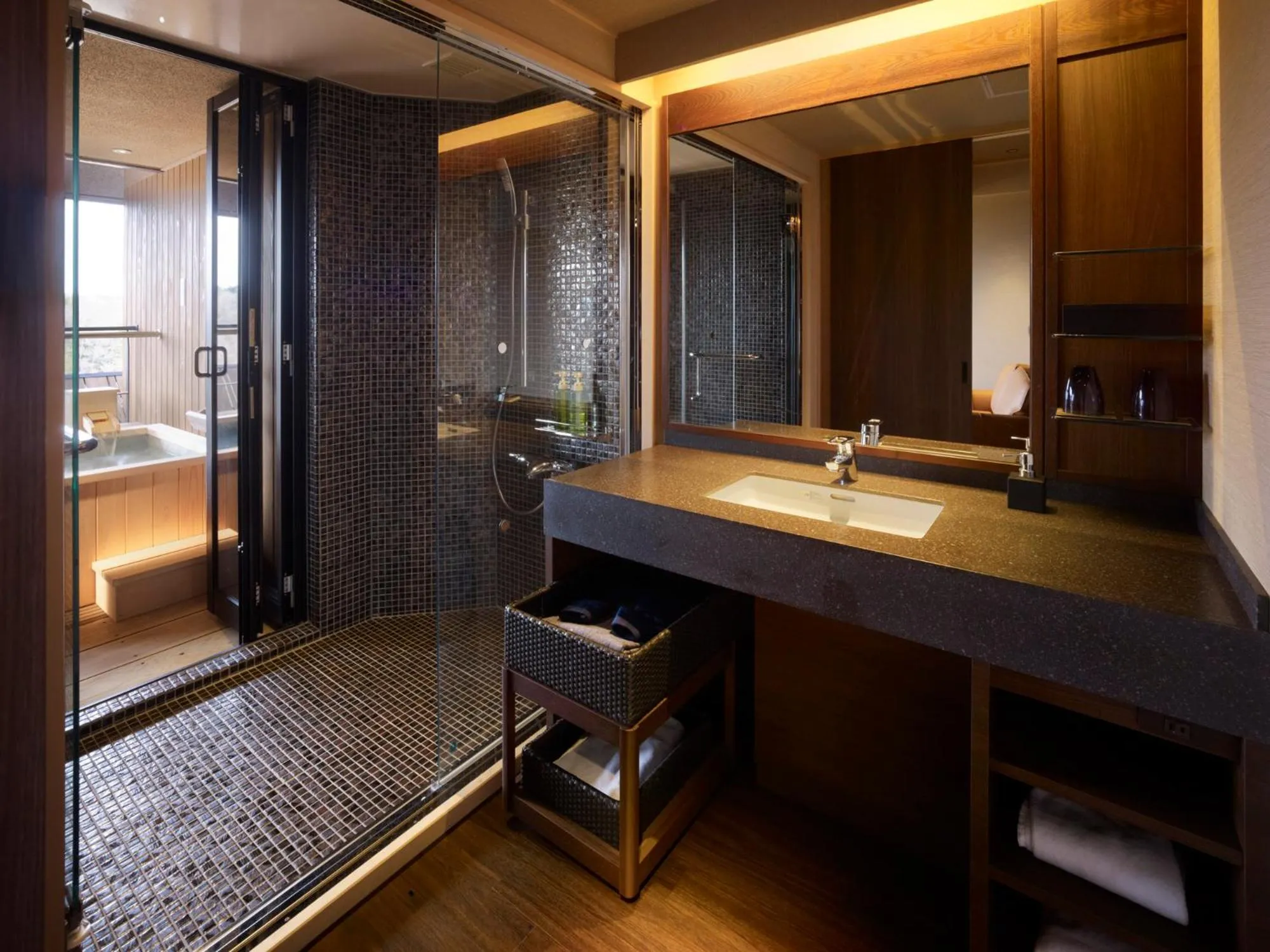 Shower in Laforet Shuzenji Sanshisuimei