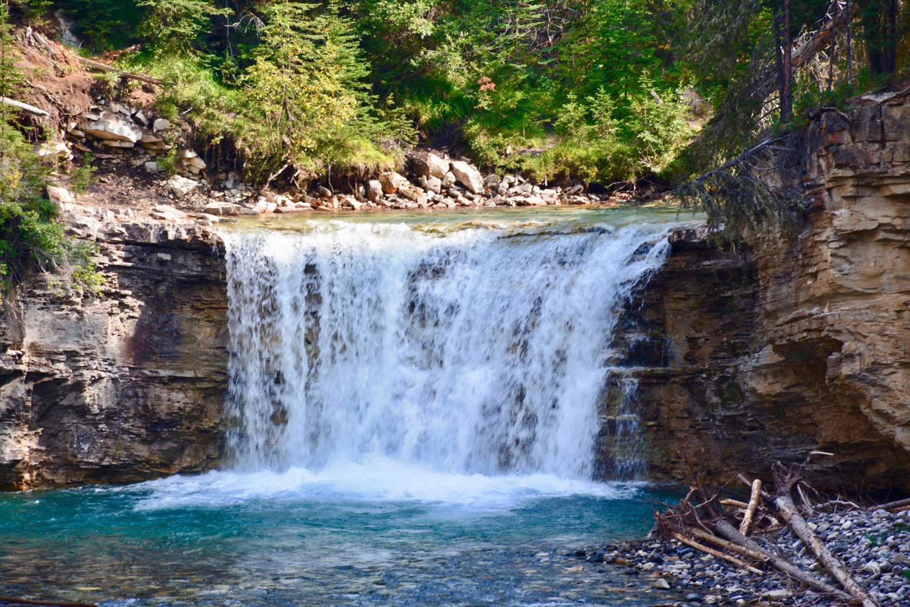 Landmark view in Johnston Canyon Lodge & Bungalows
