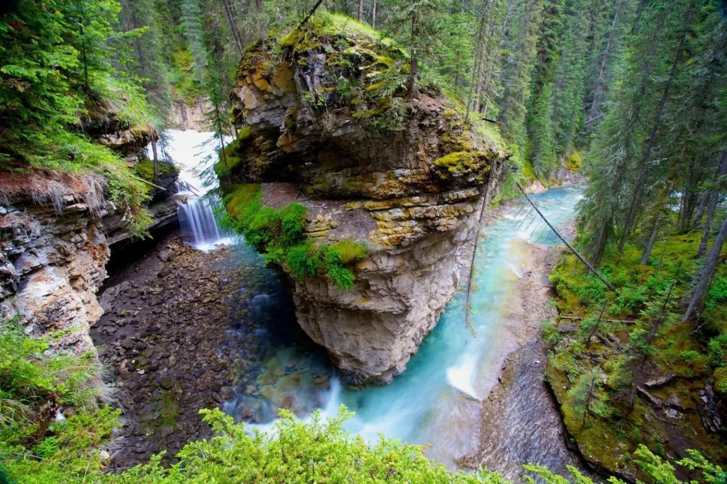 Natural landscape in Johnston Canyon Lodge & Bungalows