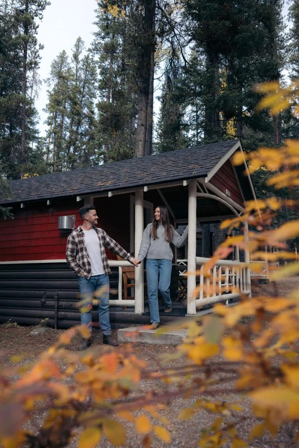 Balcony/Terrace in Johnston Canyon Lodge & Bungalows